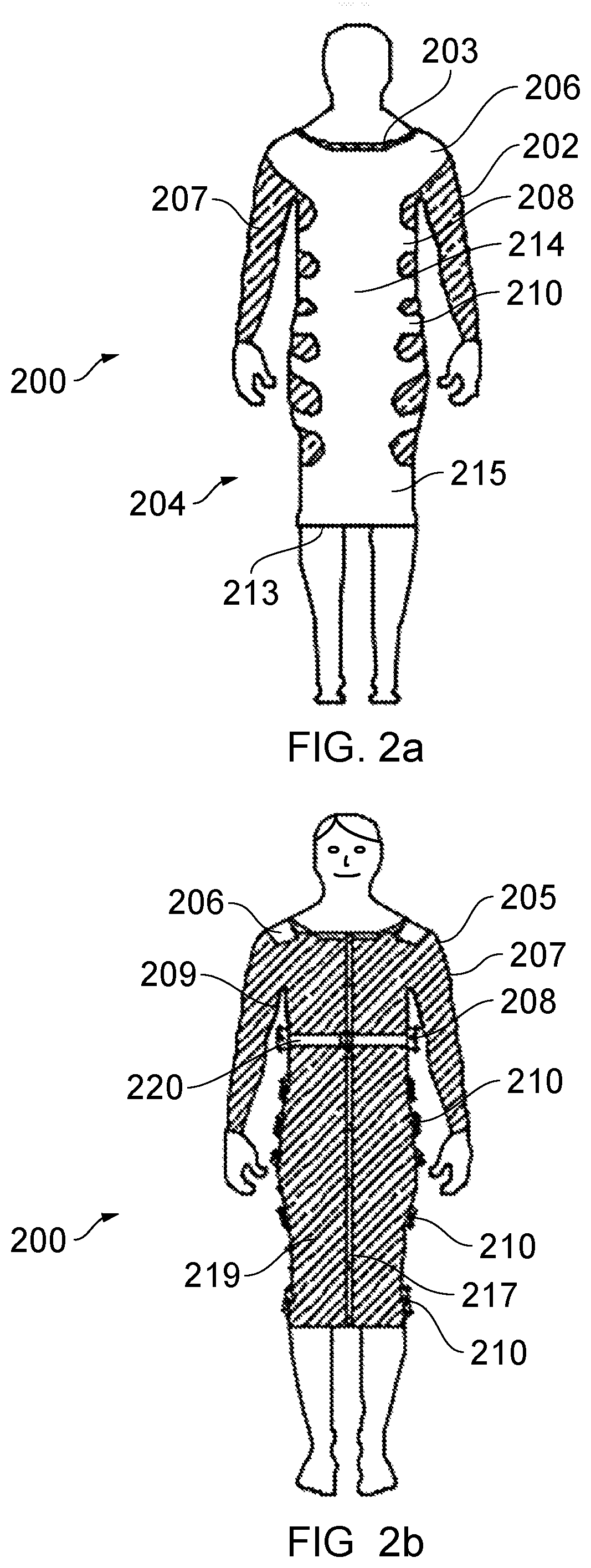 Patent US11779063 Figure 2 – Garment