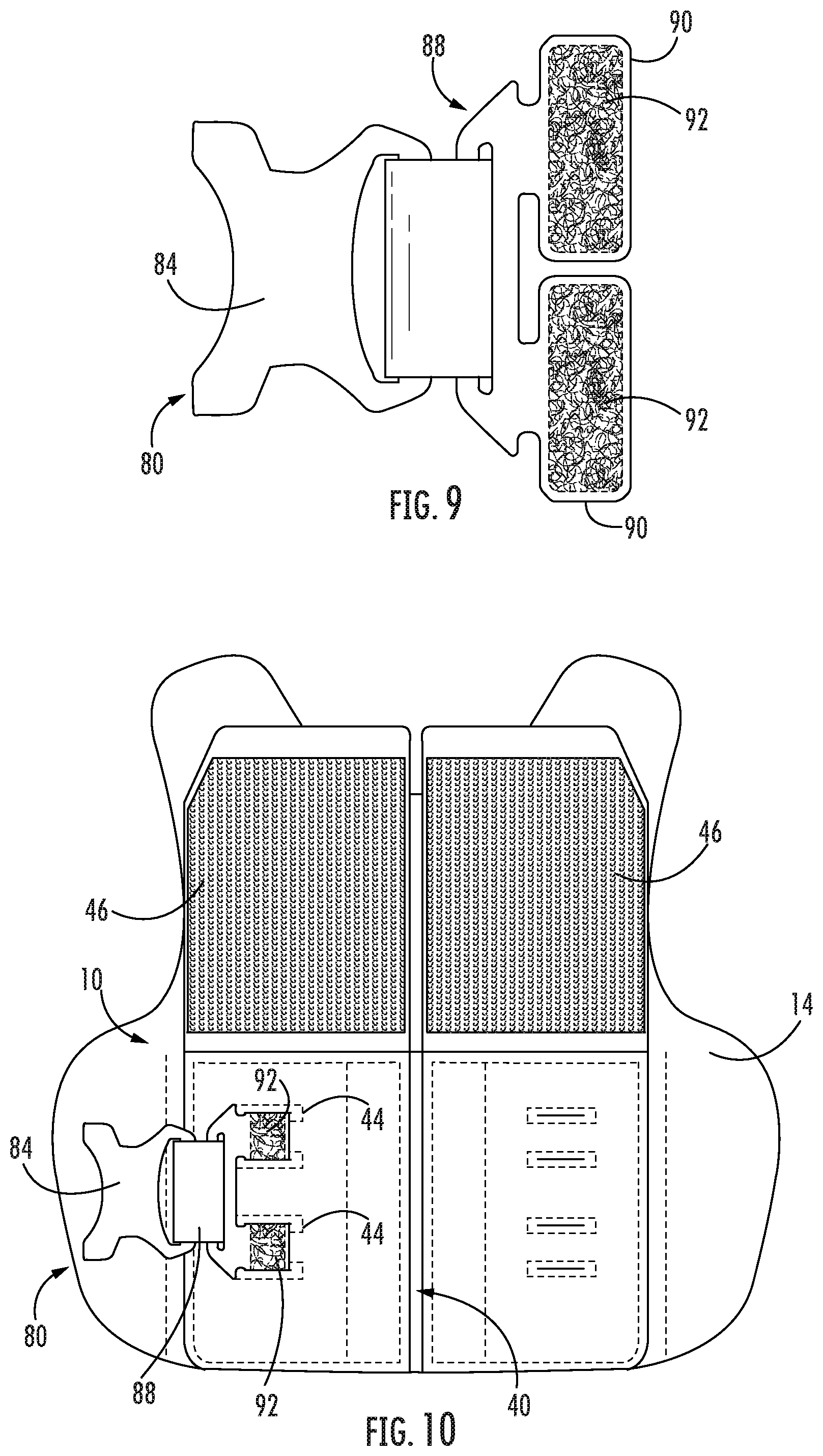 Patent US11779064 Figure 5 – Adapter system for vest closure mechanisms
