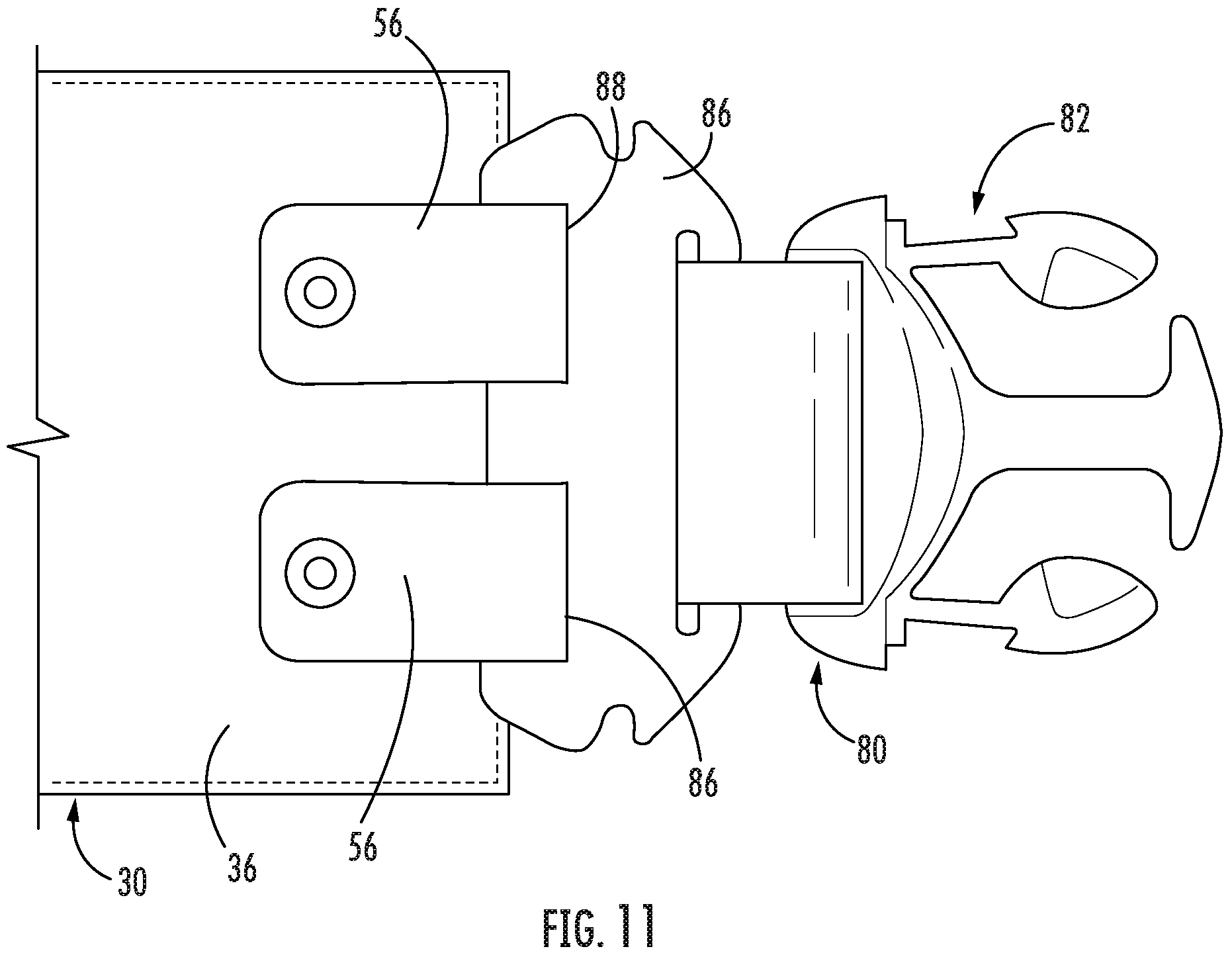 Patent US11779064 Figure 6 – Adapter system for vest closure mechanisms