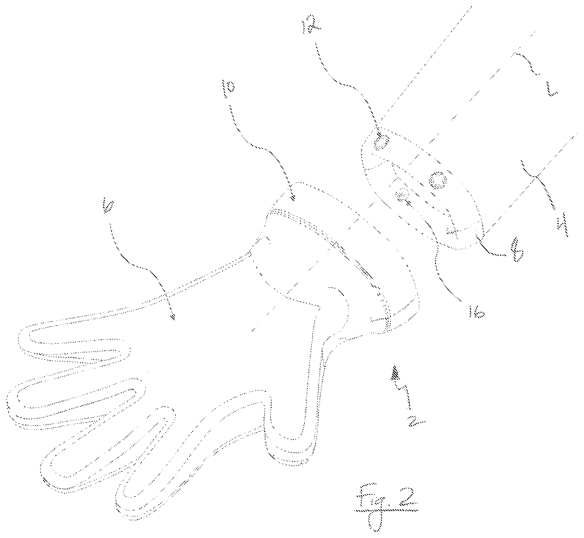 Patent US11779068 Figure 2 – System and method for connecting garments and related articles
