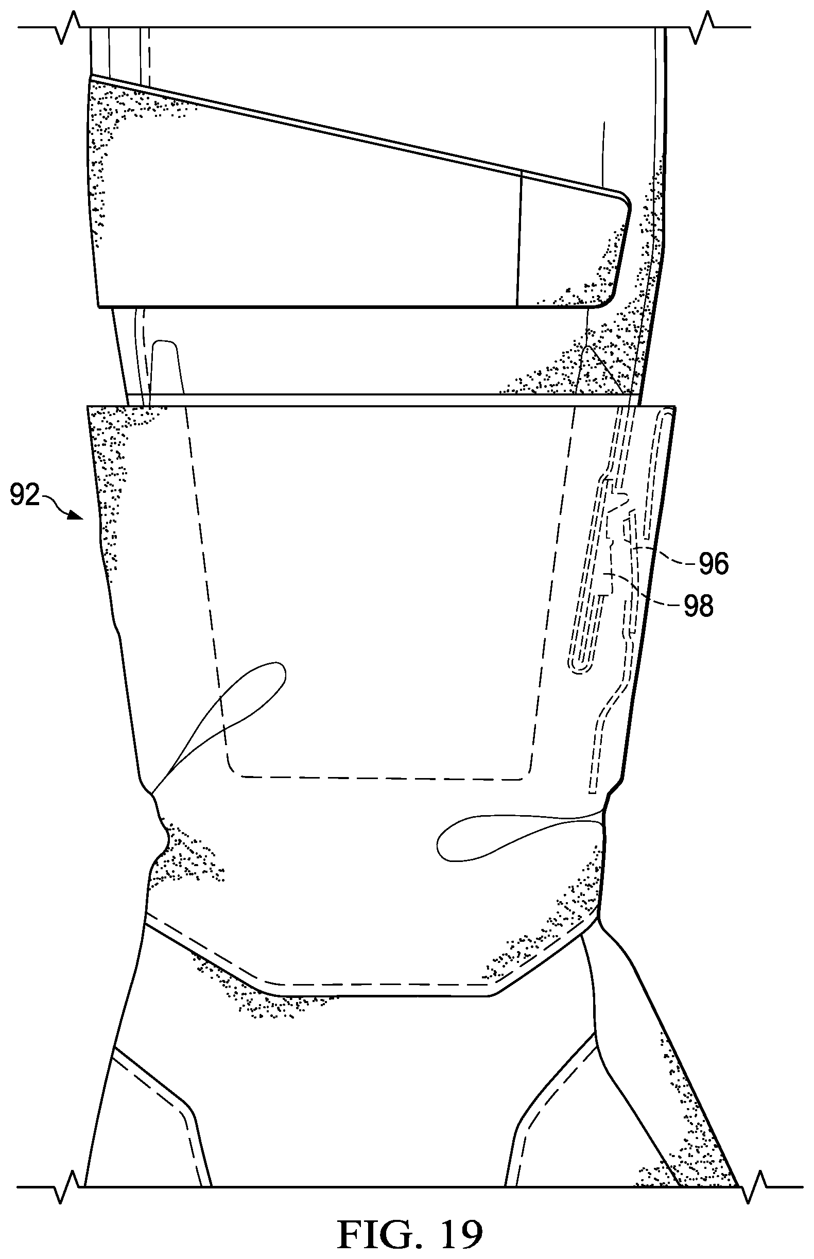 Patent US11779068 Figure 13 – System and method for connecting garments and related articles