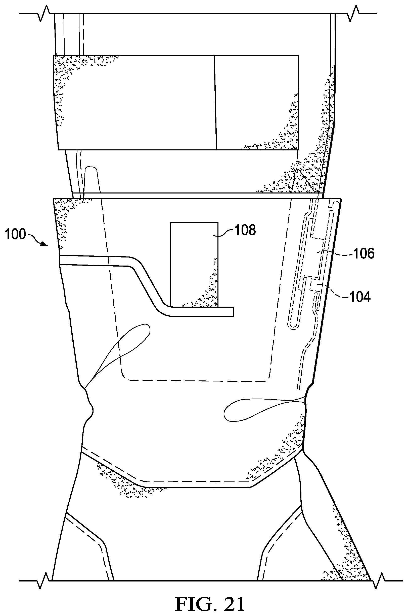 Patent US11779068 Figure 15 – System and method for connecting garments and related articles