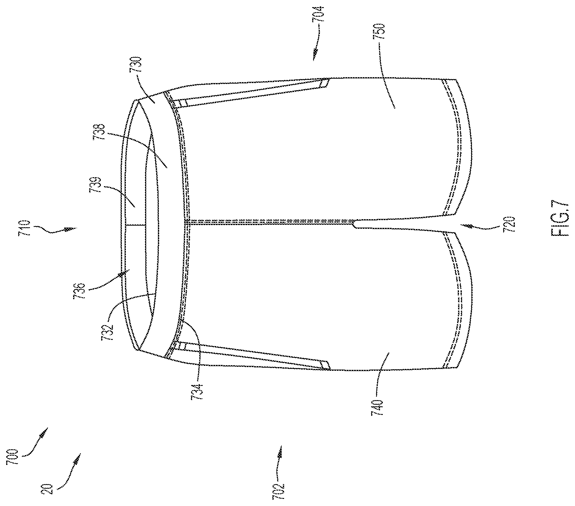 Patent US11779070 Figure 9 – Garment with waistband pocket