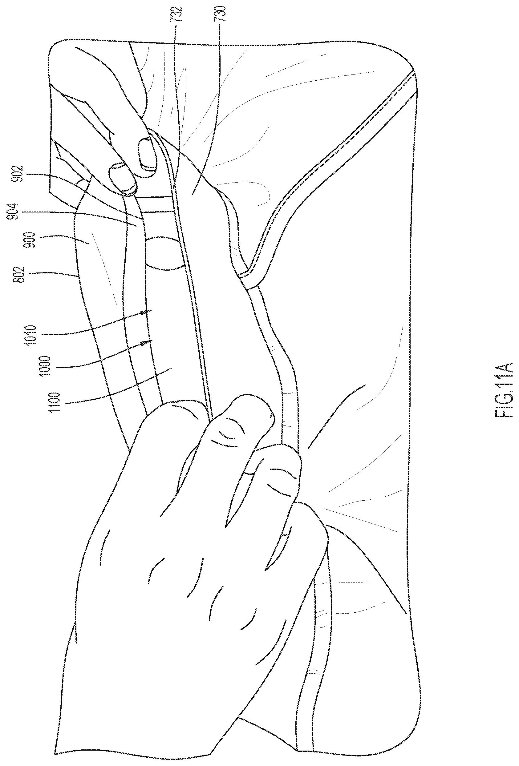 Patent US11779070 Figure 15 – Garment with waistband pocket