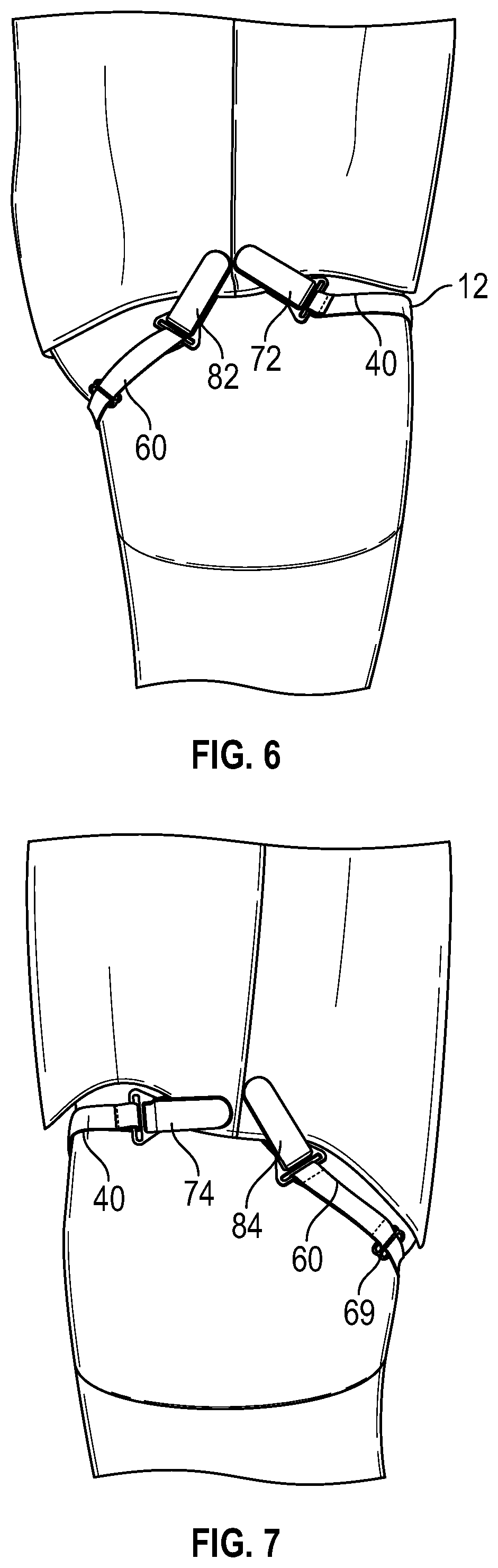 Patent US11779072 Figure 4 – Undergarment with modular connecting system
