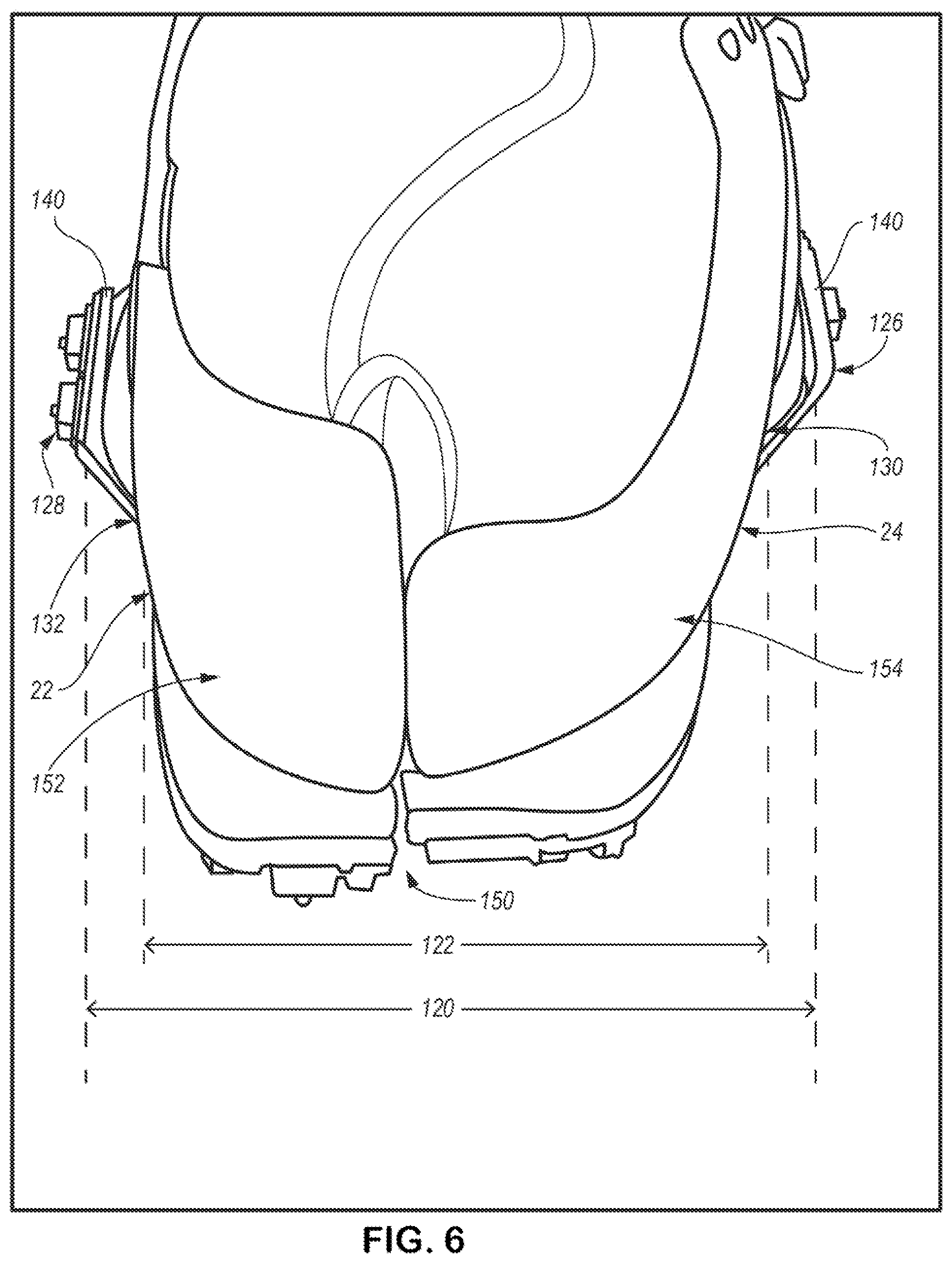 Patent US11779078 Figure 5 – Article of footwear with zonal cushioning system