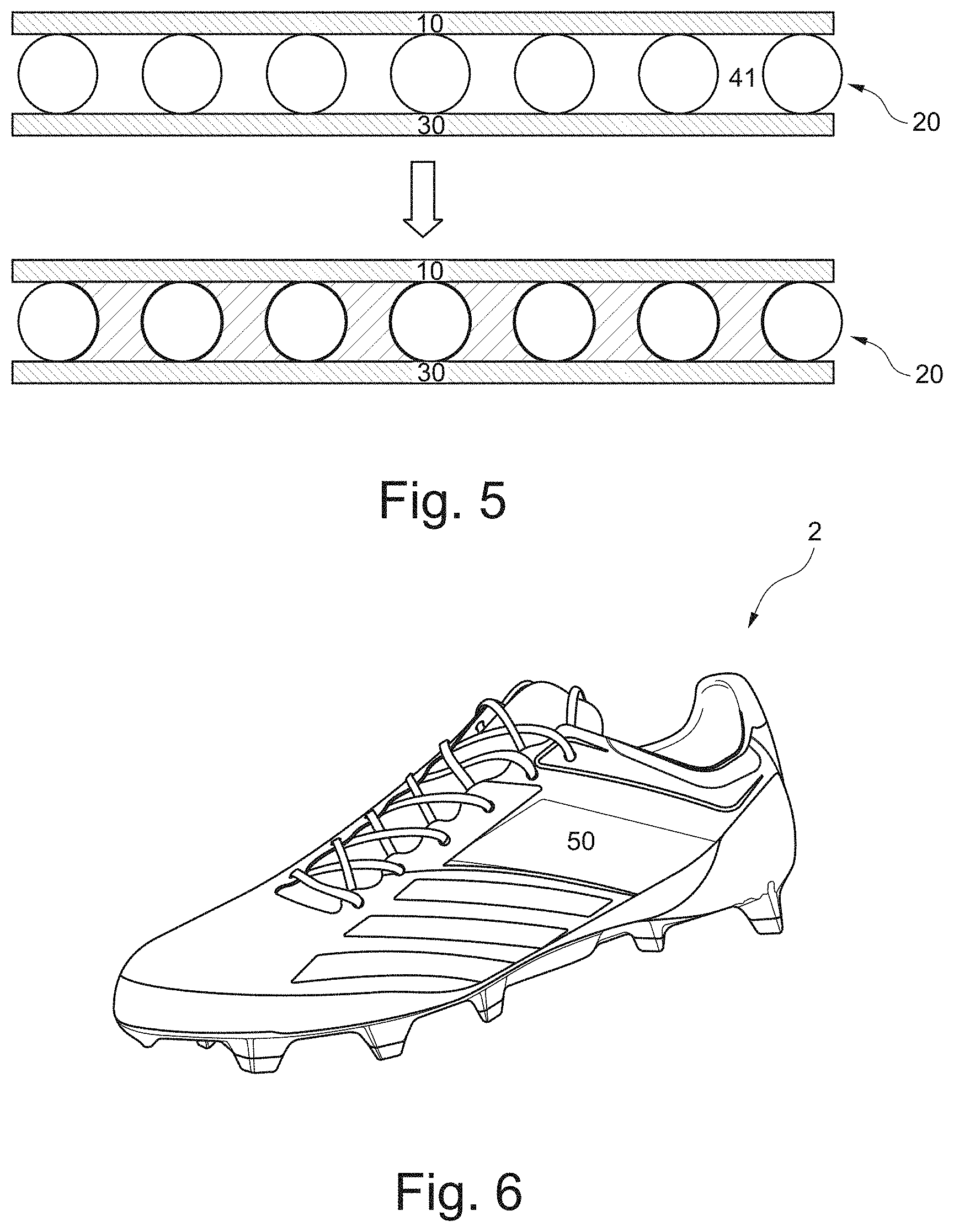Patent US11779080 Figure 3 – Material for shoe upper