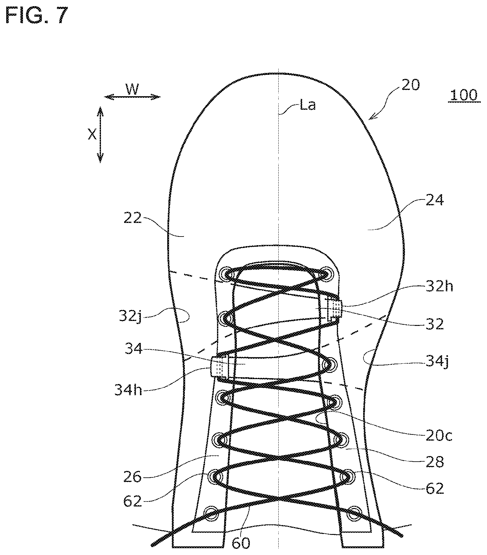 Patent US11779081 Figure 7 – Shoe