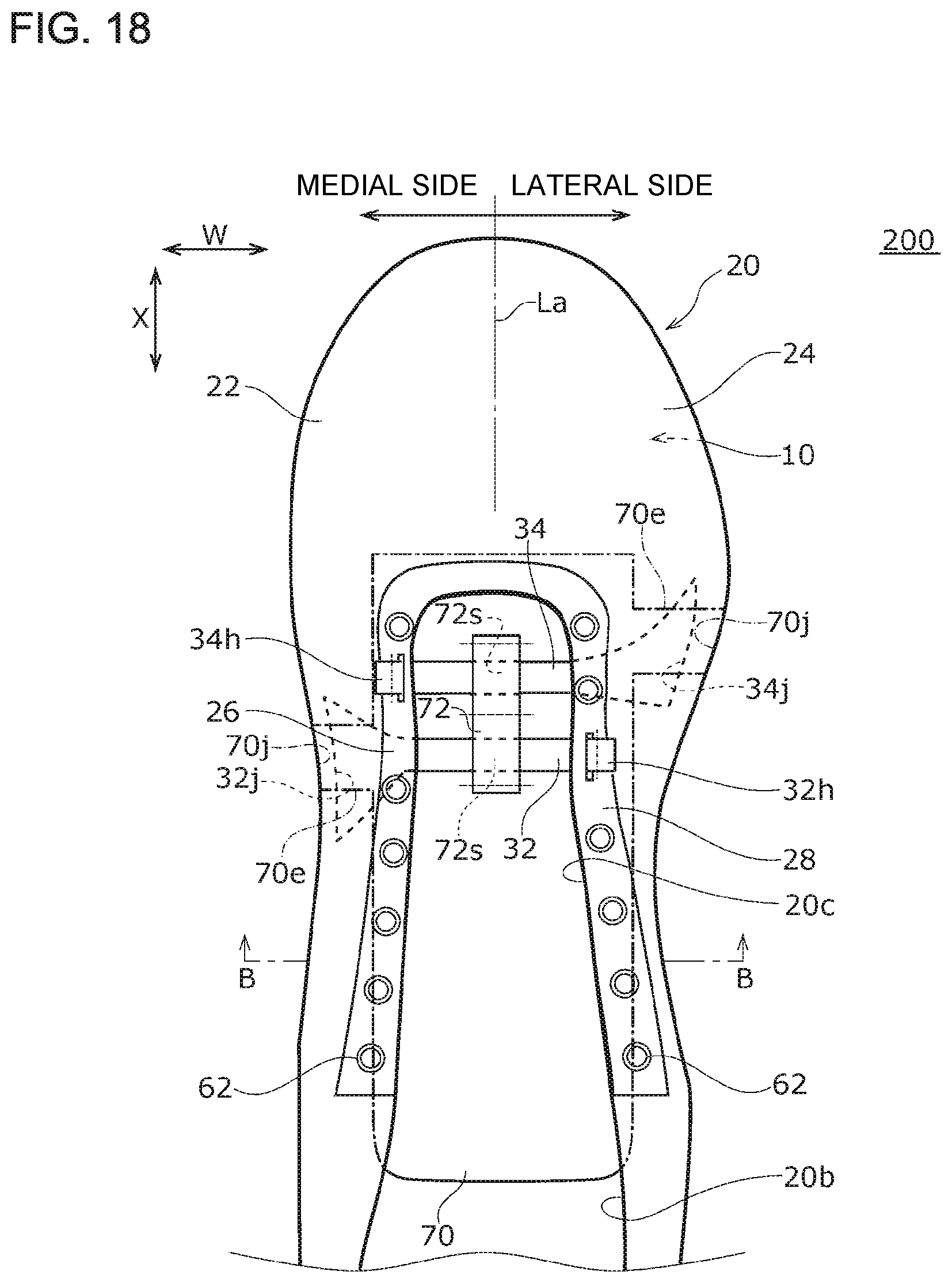 Patent US11779081 Figure 16 – Shoe