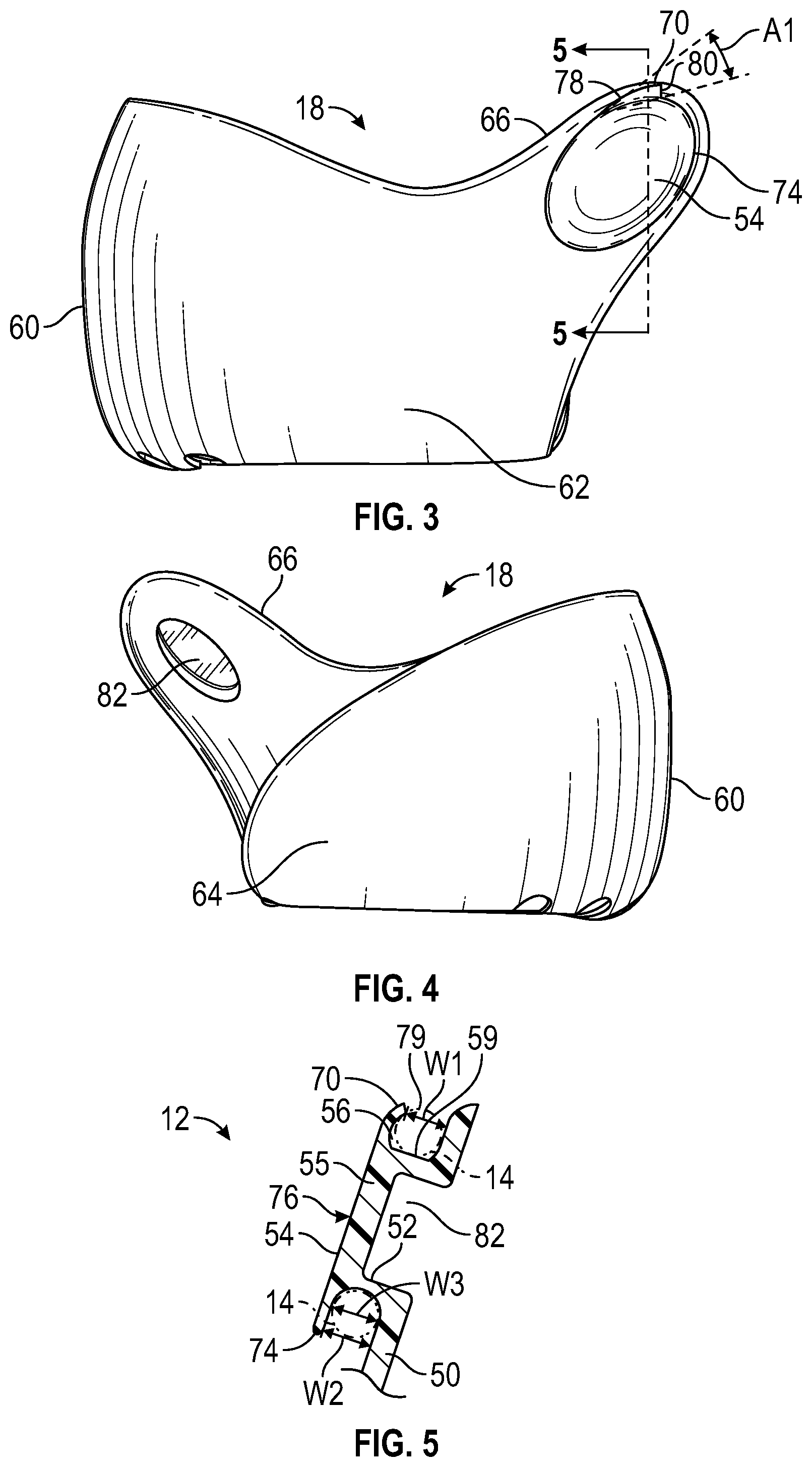 Patent US11779082 Figure 2 – Lace guide for an article of footwear