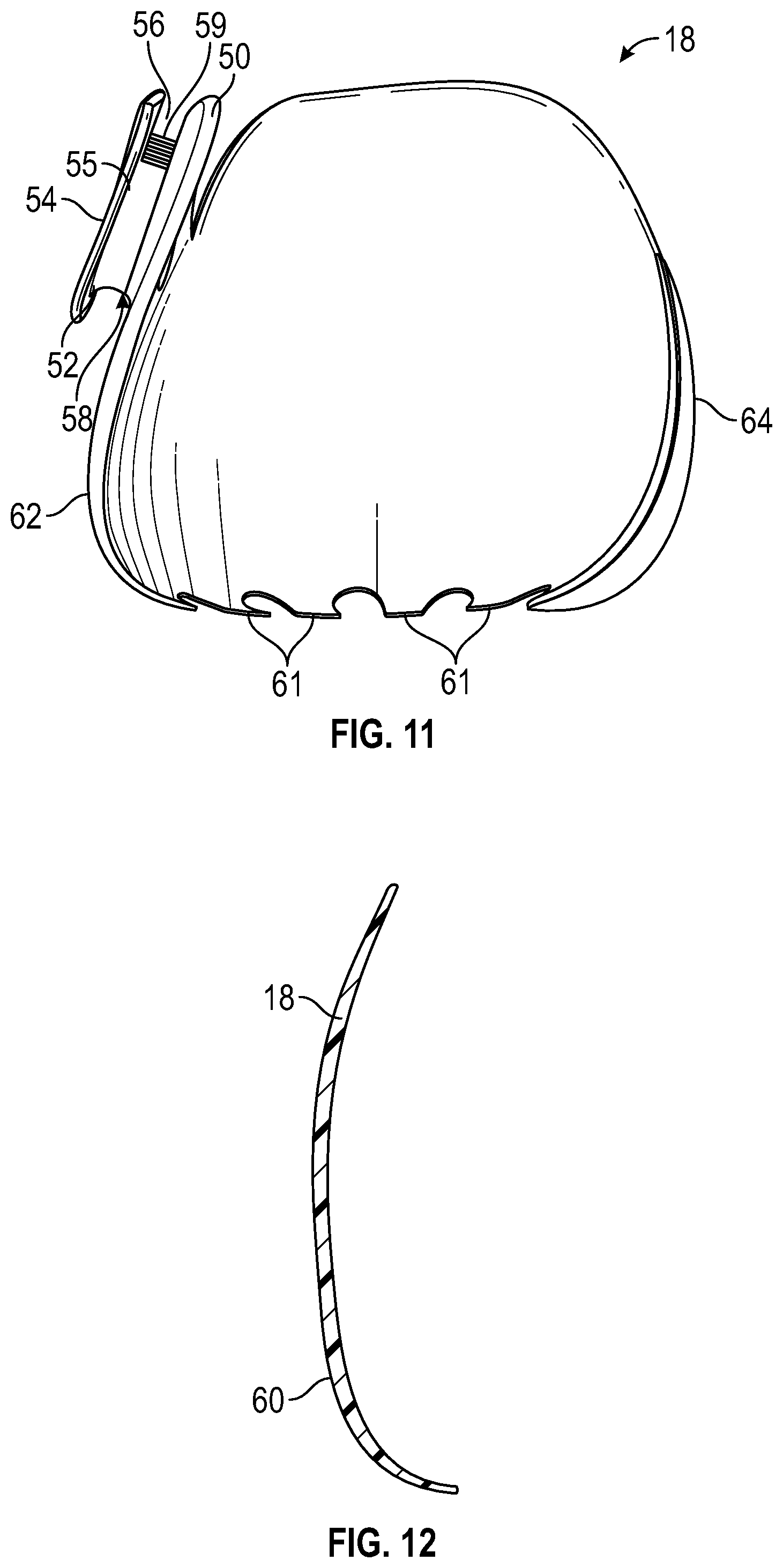 Patent US11779082 Figure 5 – Lace guide for an article of footwear