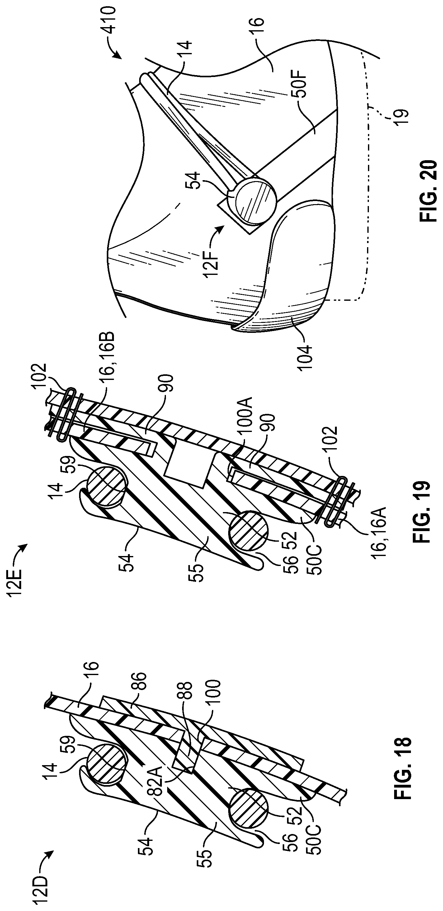Patent US11779082 Figure 8 – Lace guide for an article of footwear
