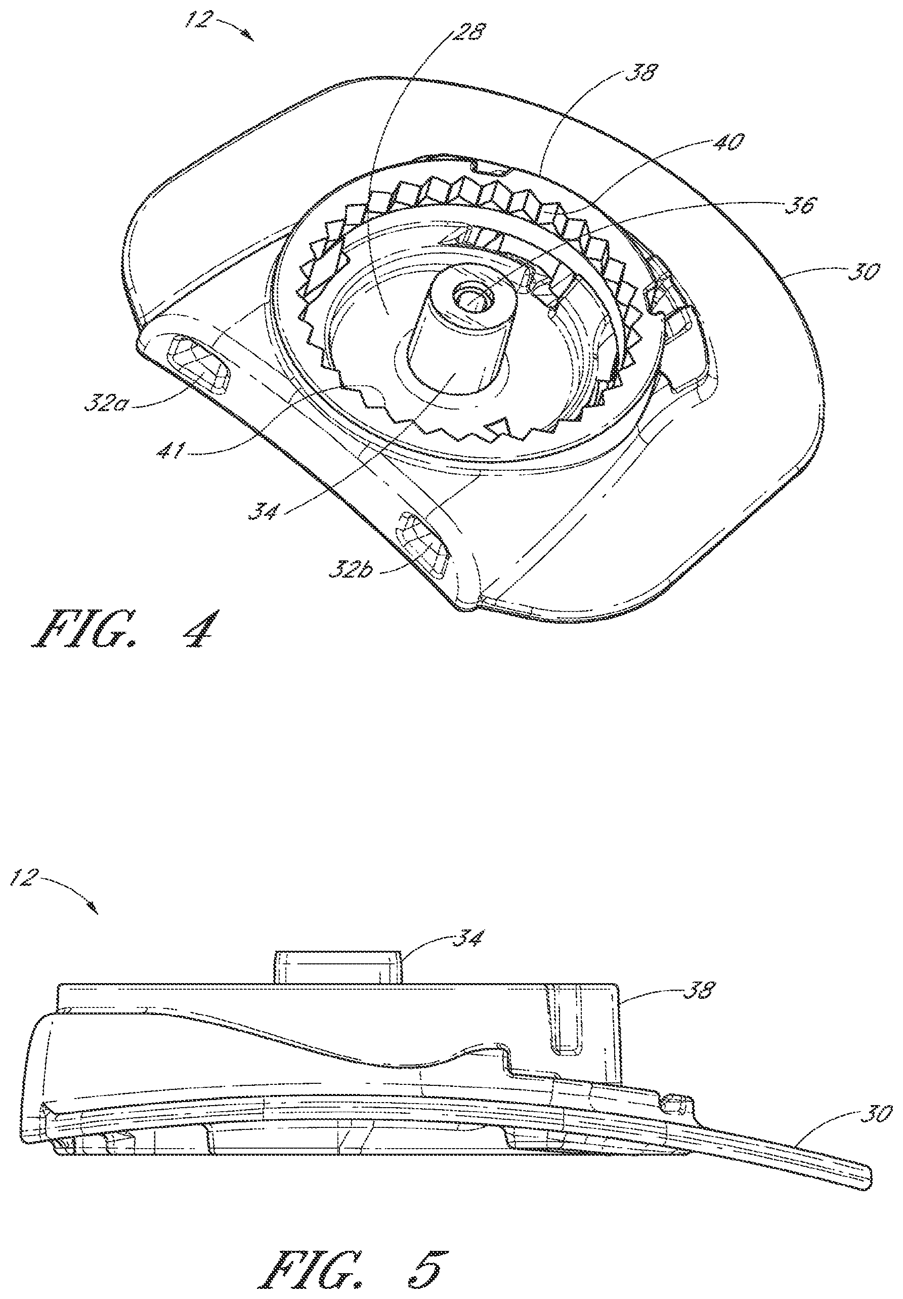 Patent US11779083 Figure 4 – Reel based lacing system