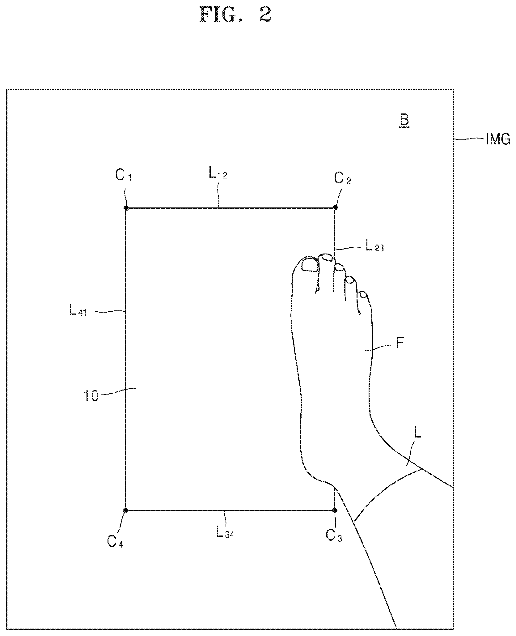 Patent US11779084 Figure 2 – Method for measuring foot size and shape by using image processing