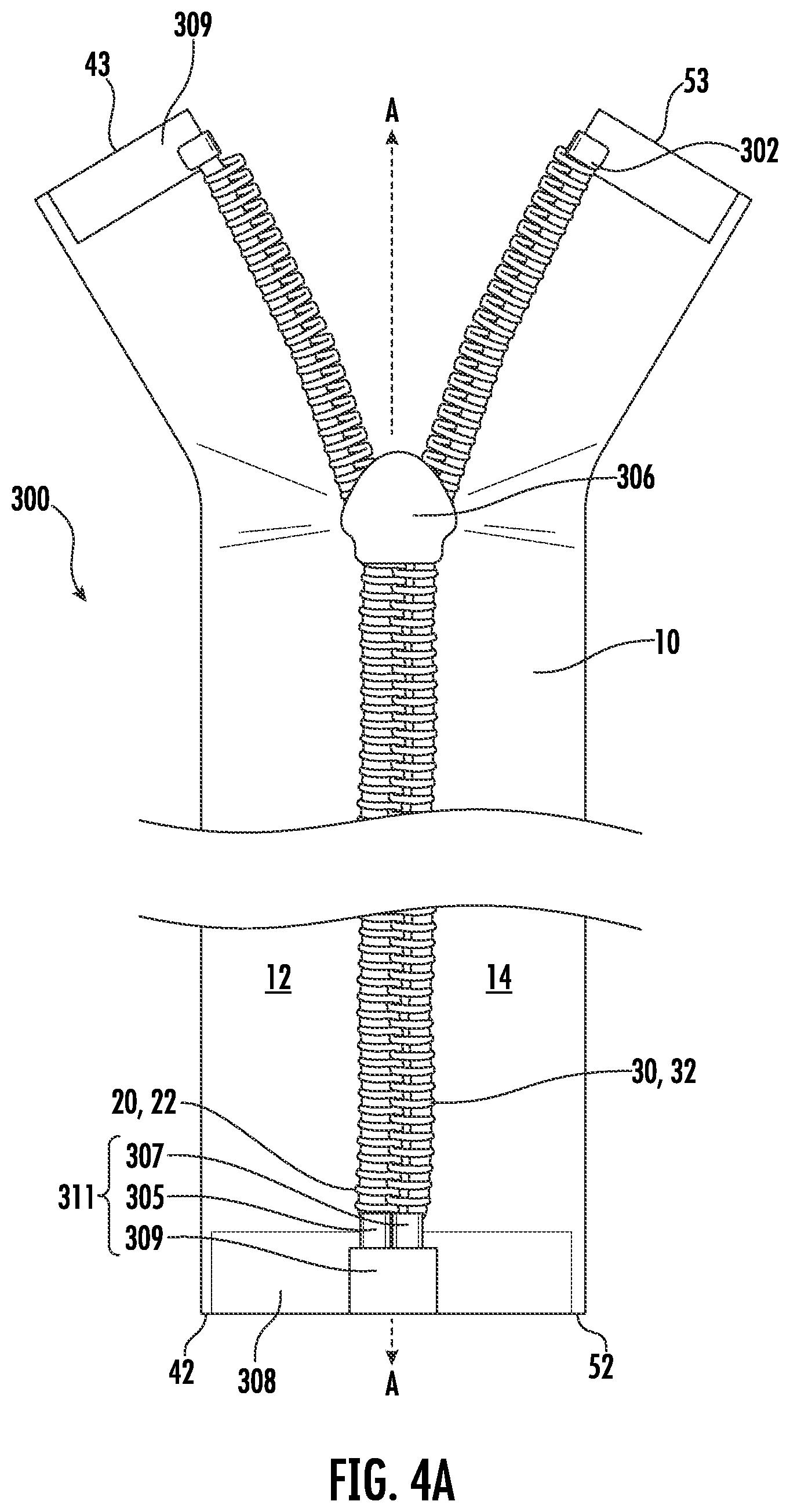 Patent US11779086 Figure 5 – Flame and heat-resistant fastener chain and methods of manufacturing the same