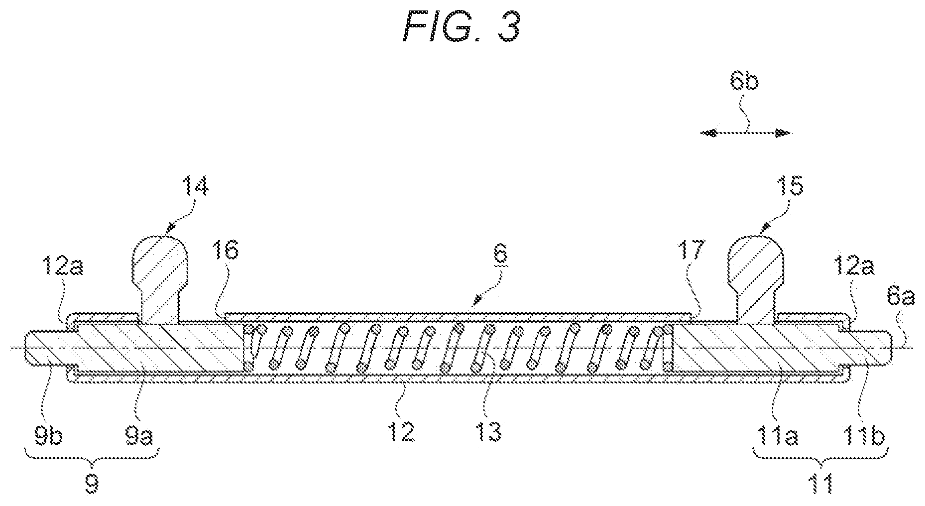 Patent US11779087 Figure 3 – Band and timepiece