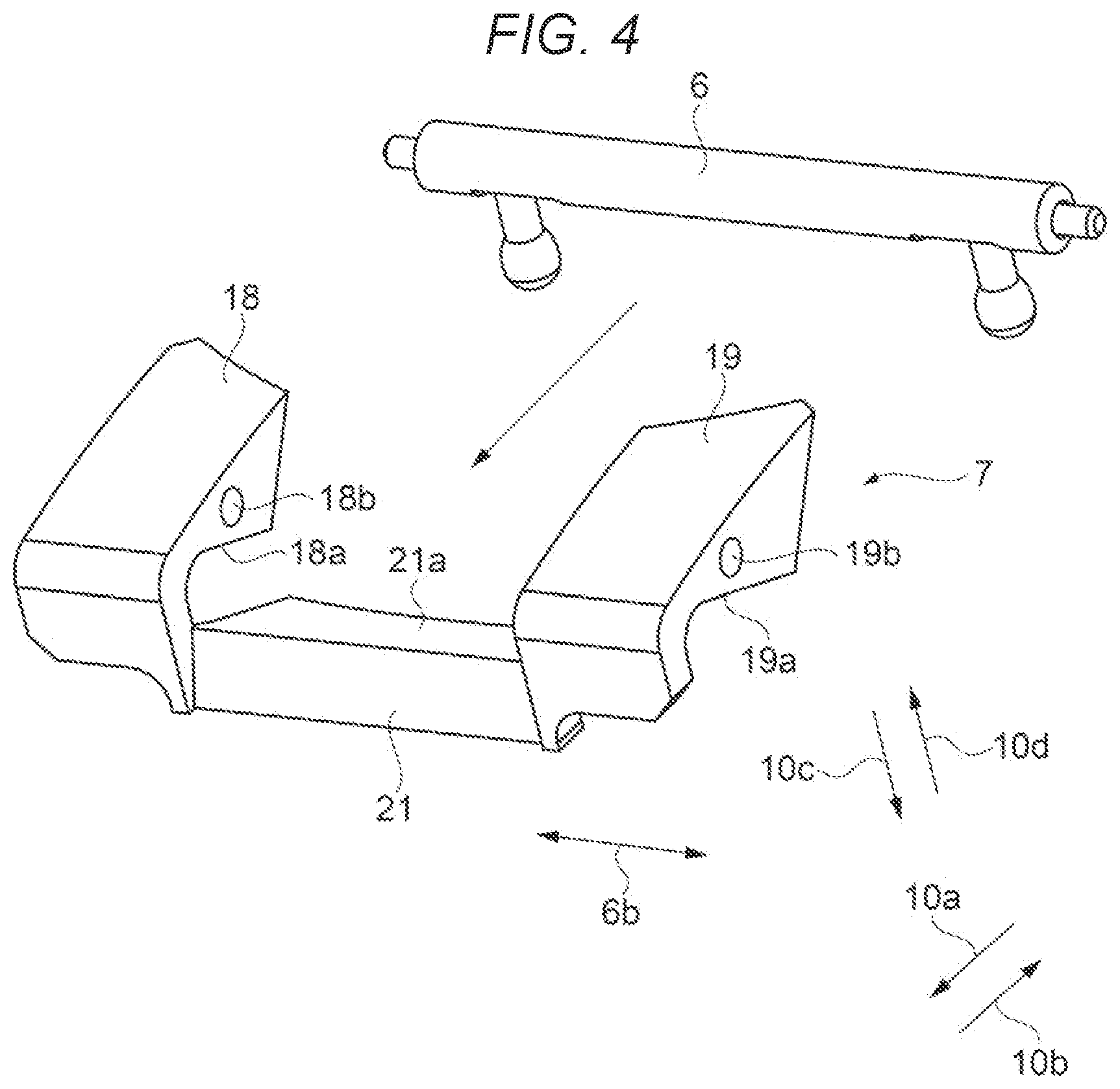 Patent US11779087 Figure 4 – Band and timepiece