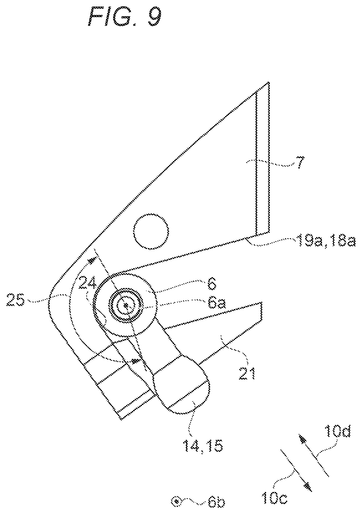 Patent US11779087 Figure 9 – Band and timepiece
