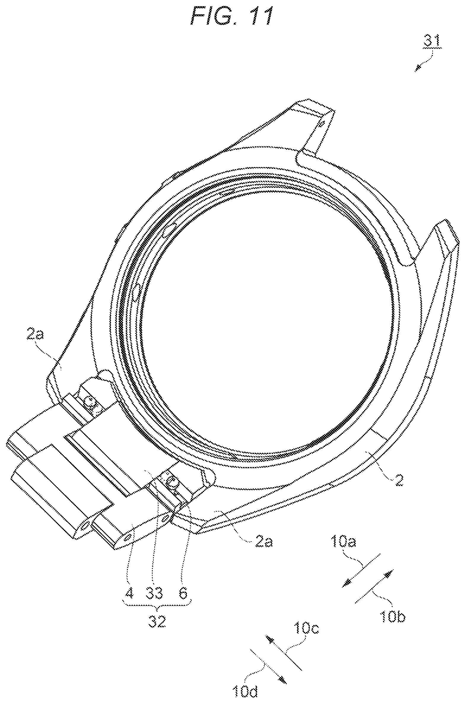 Patent US11779087 Figure 11 – Band and timepiece