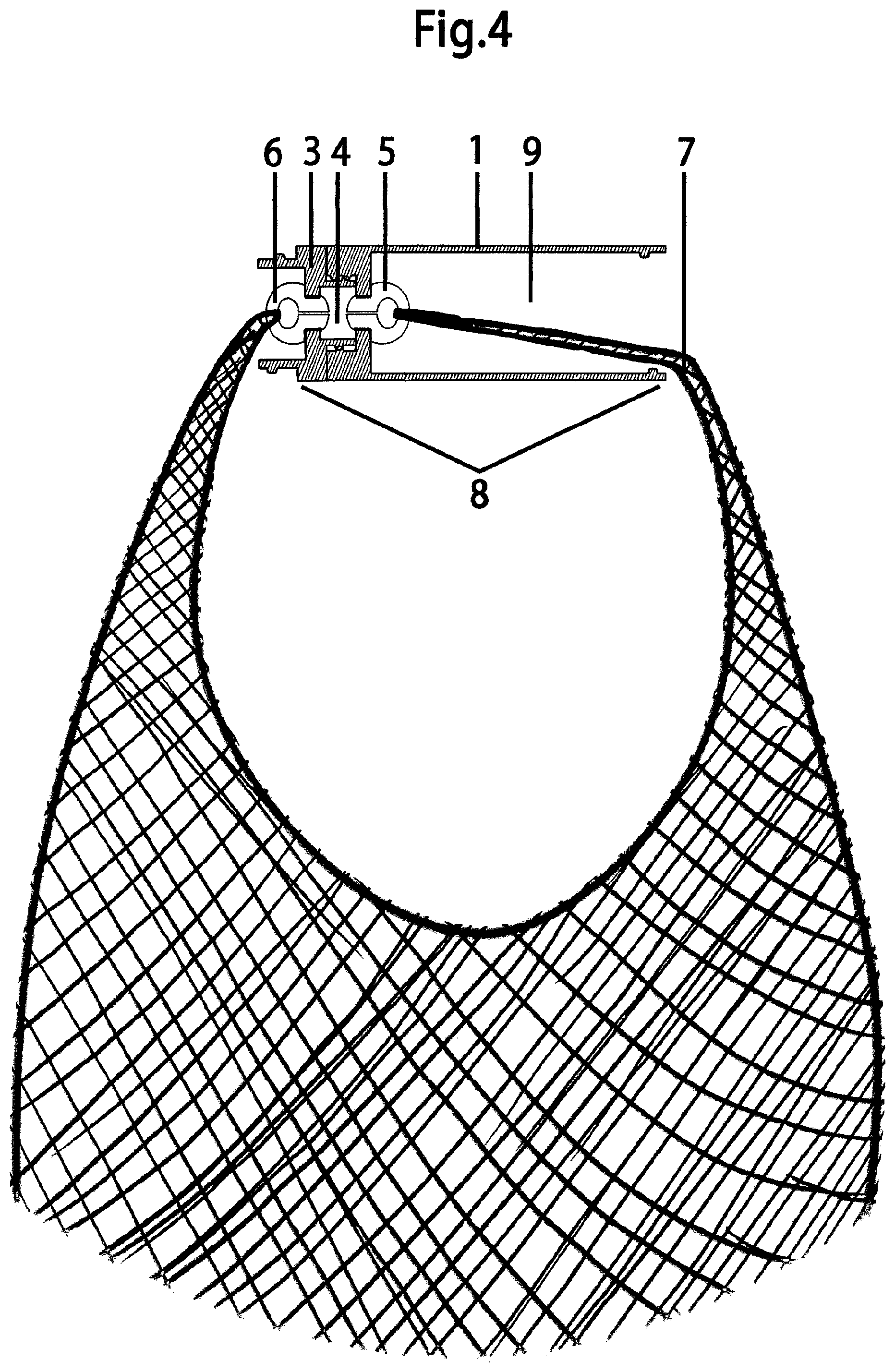 Patent US11779090 Figure 3 – Multi-purpose folding bag system with handle