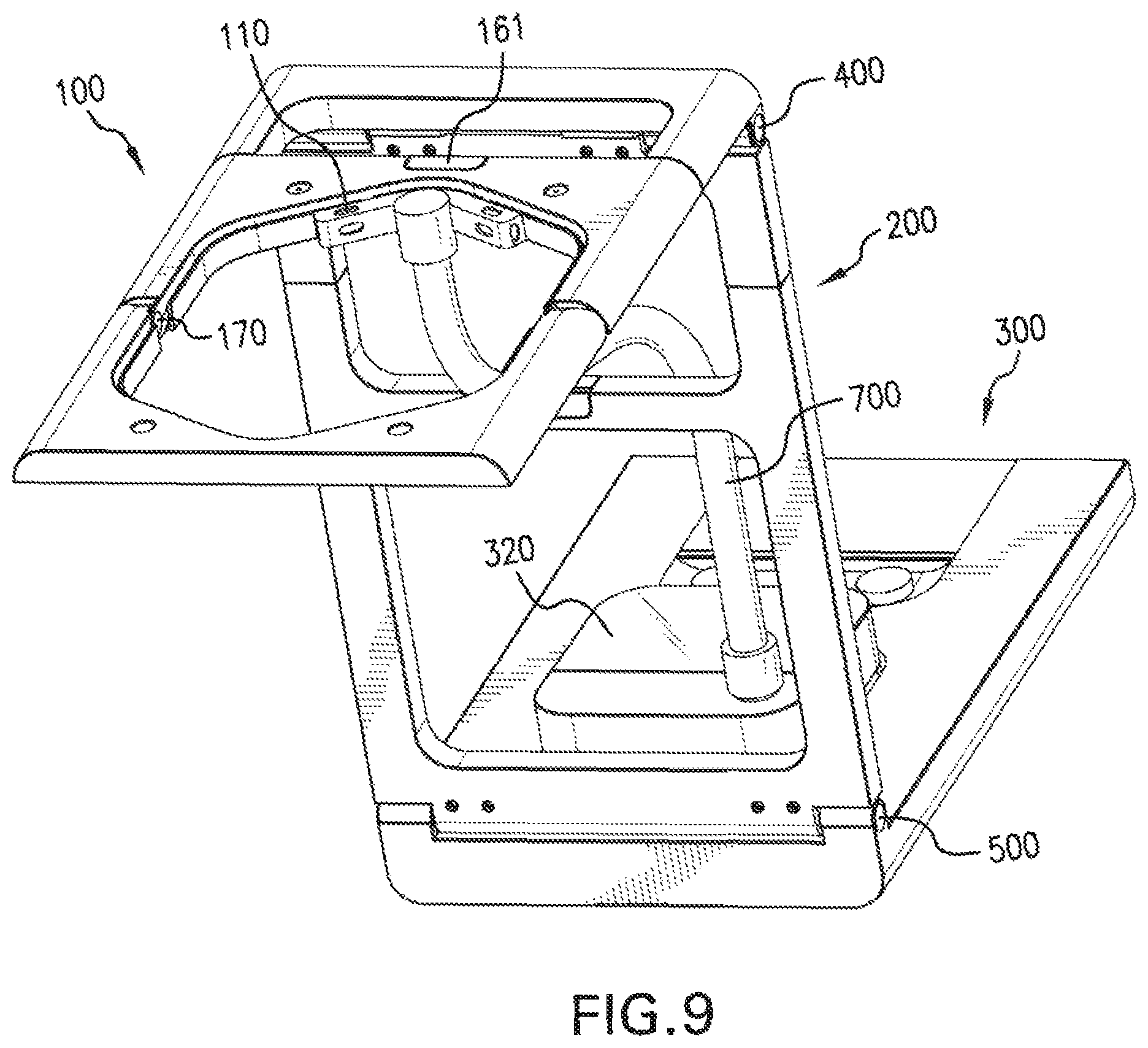 Patent US11779092 Figure 9 – Collapsible mist steamer