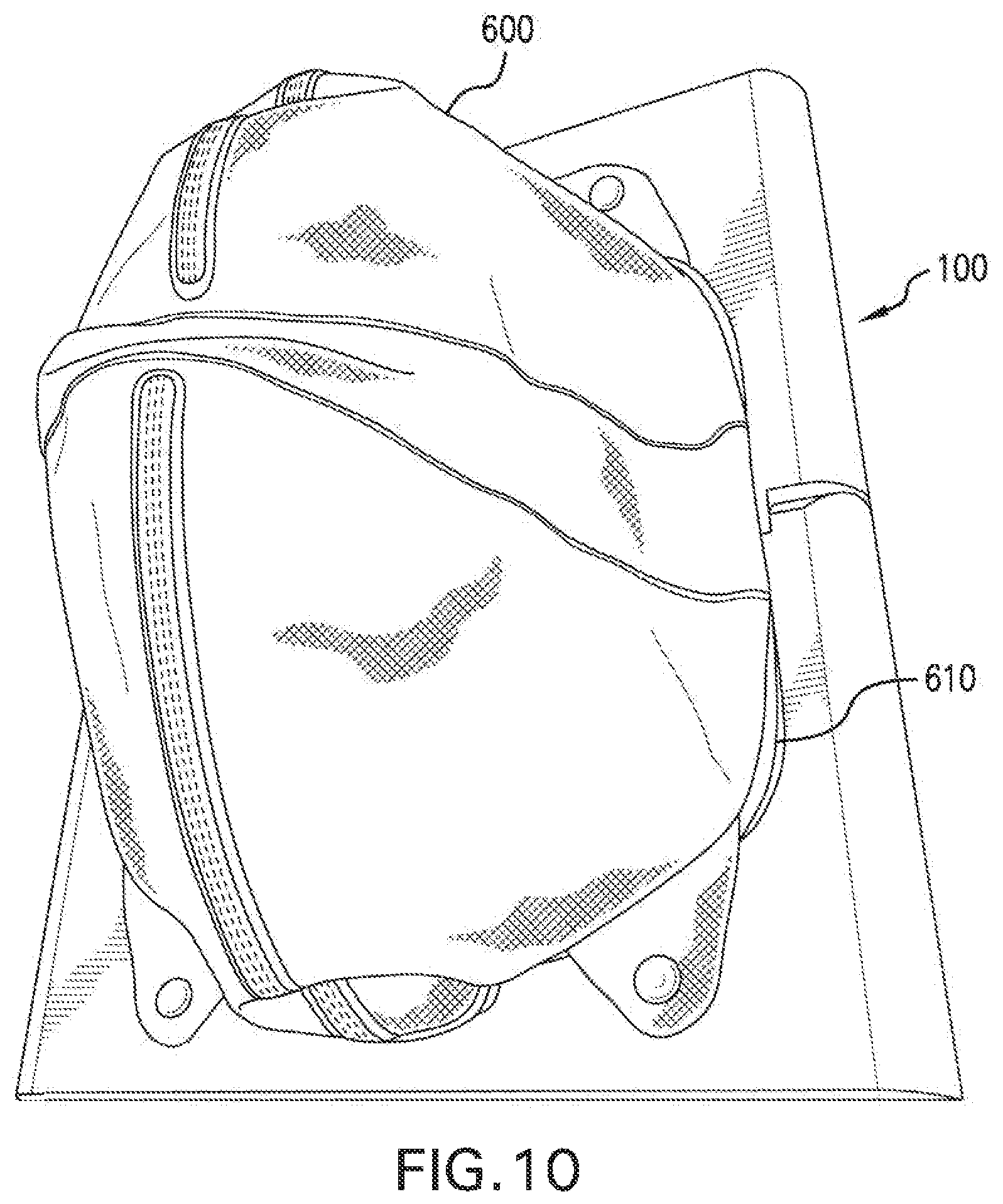 Patent US11779092 Figure 10 – Collapsible mist steamer