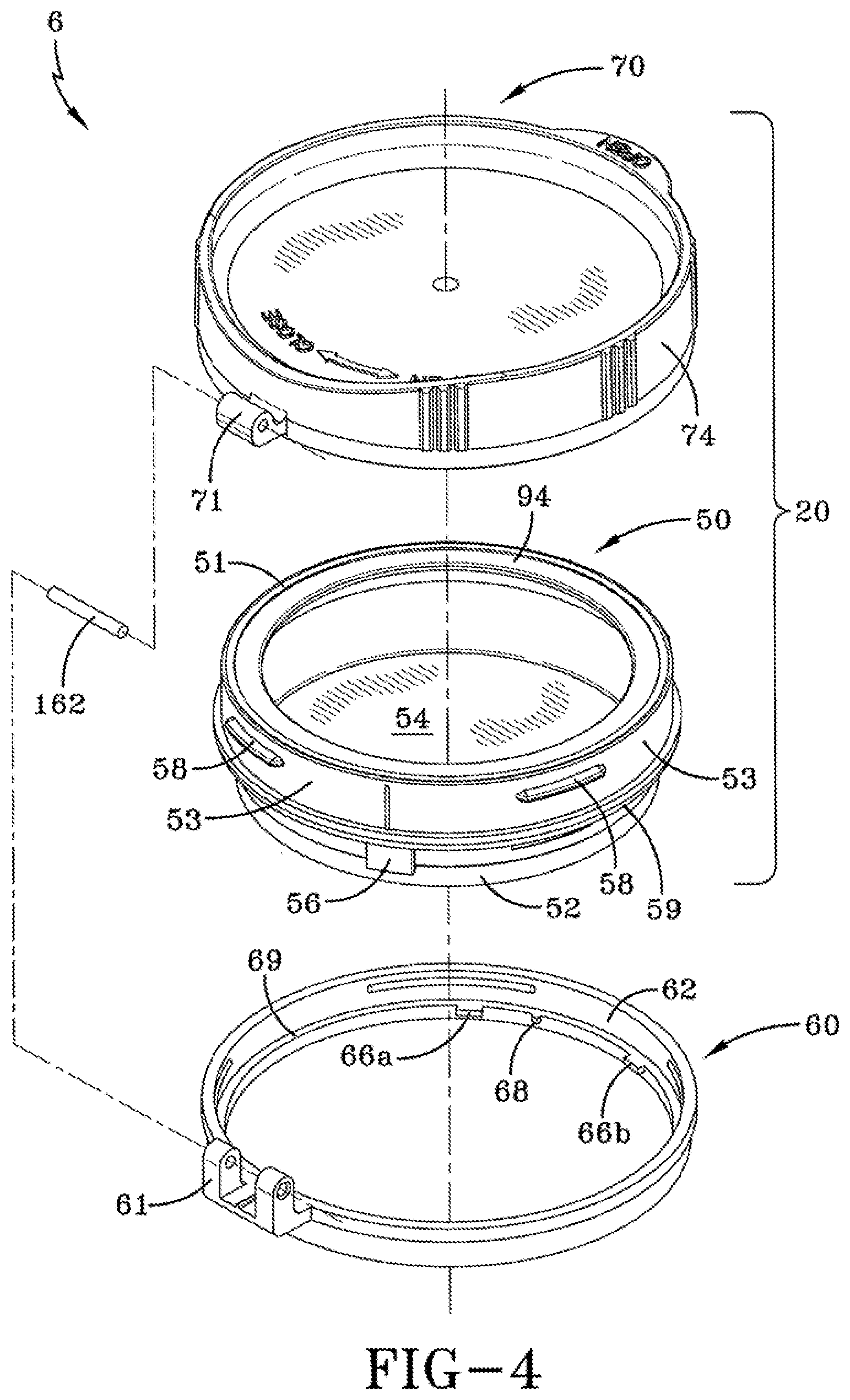 Patent US11779093 Figure 5 – Device having a sealable container for a volatile composition