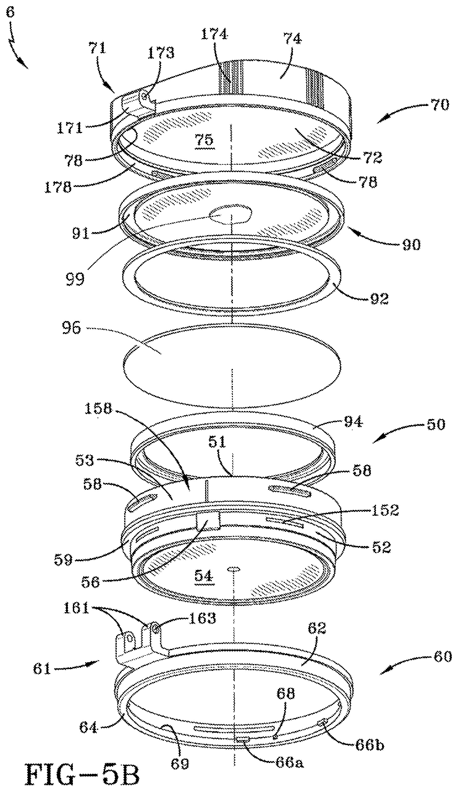 Patent US11779093 Figure 7 – Device having a sealable container for a volatile composition