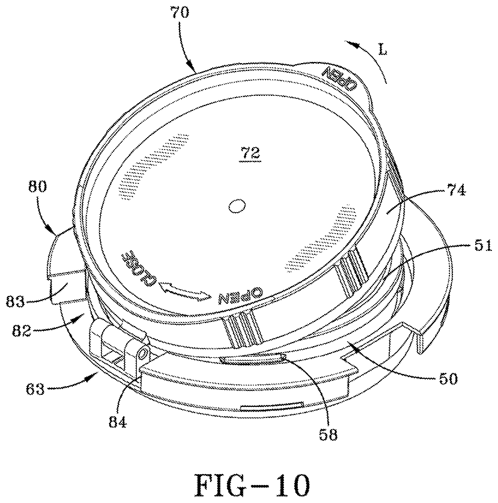 Patent US11779093 Figure 14 – Device having a sealable container for a volatile composition