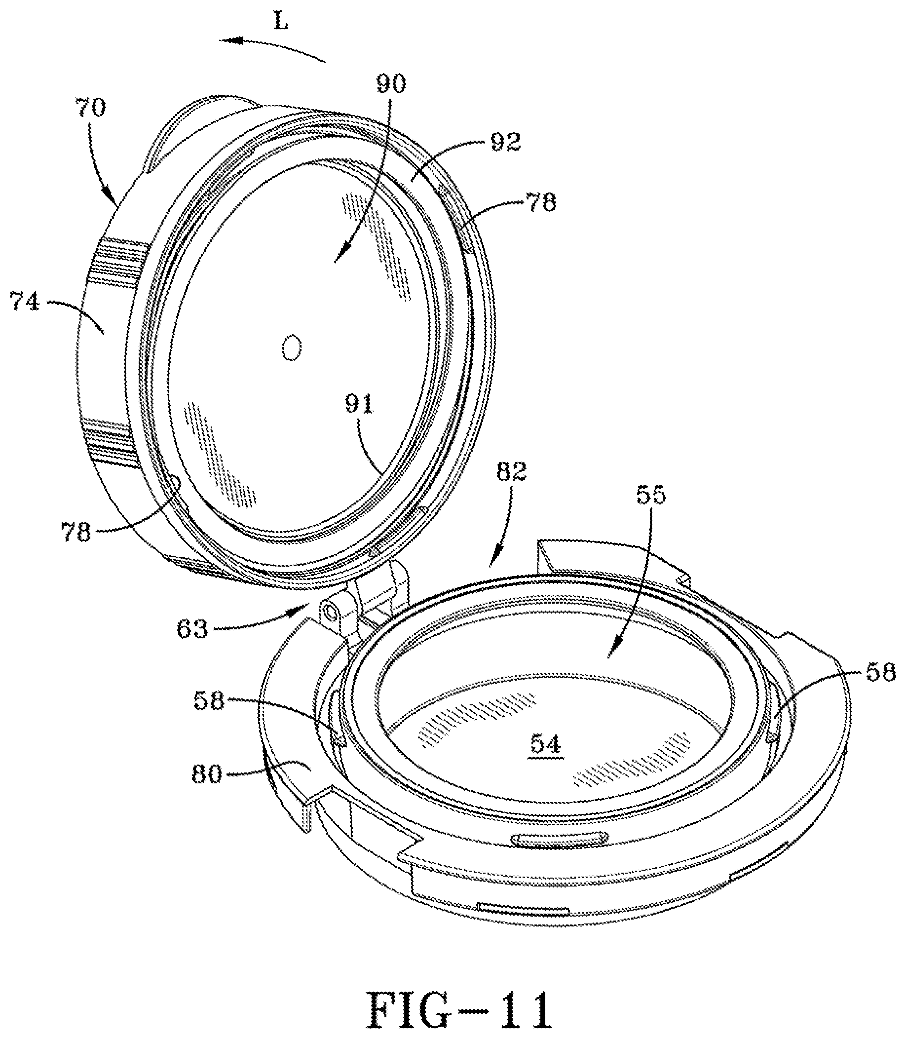 Patent US11779093 Figure 15 – Device having a sealable container for a volatile composition
