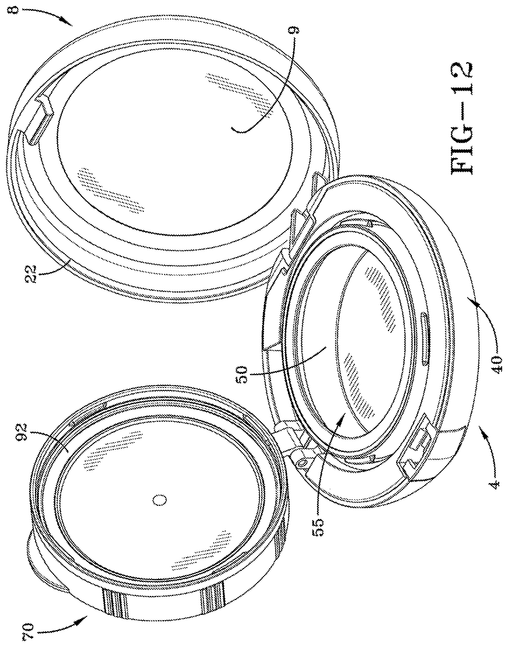 Patent US11779093 Figure 16 – Device having a sealable container for a volatile composition