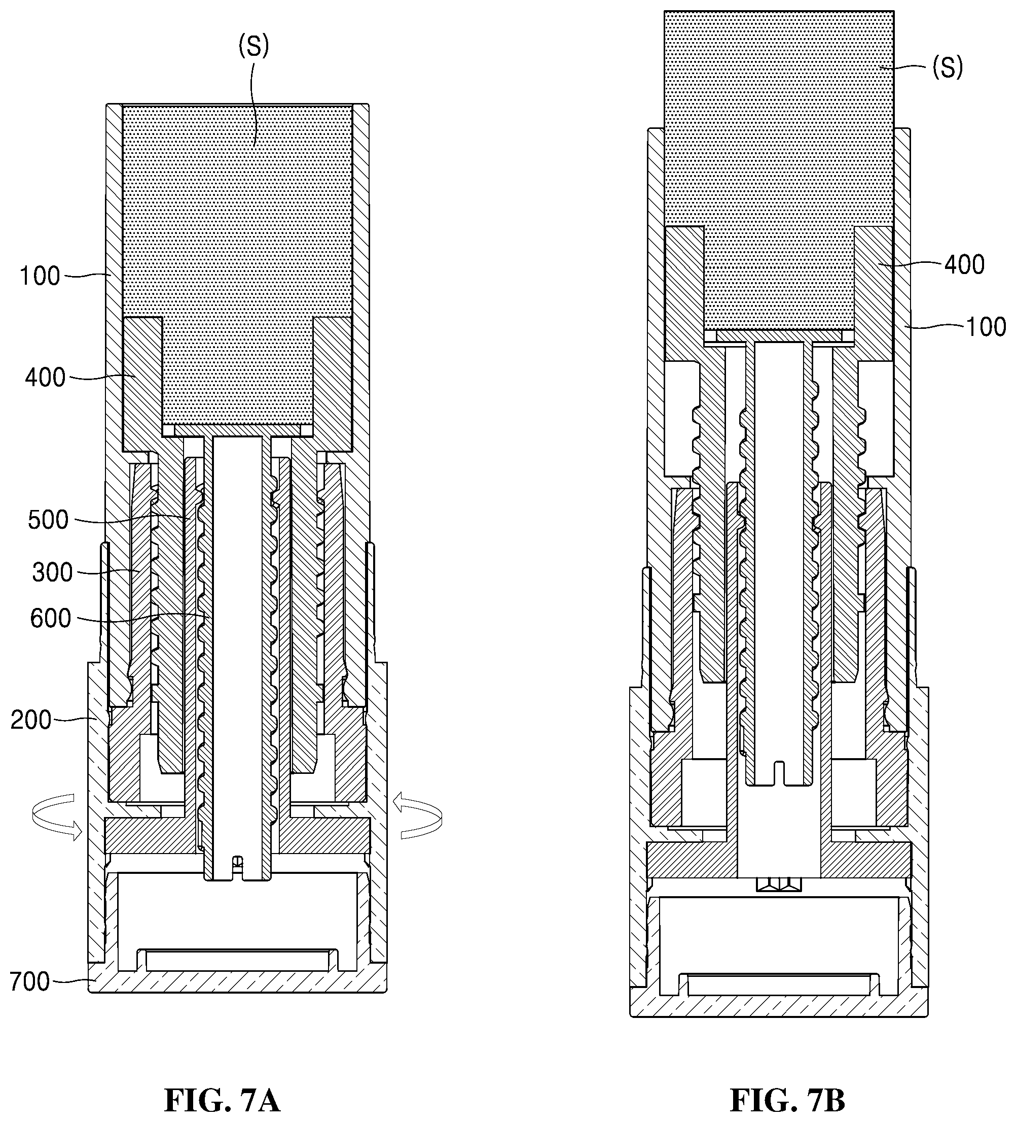 Patent US11779095 Figure 7 – Container for stick type content