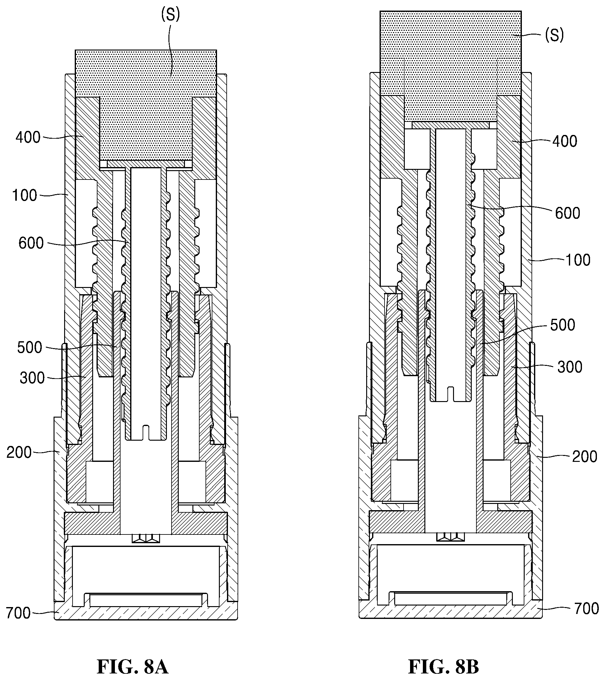 Patent US11779095 Figure 8 – Container for stick type content