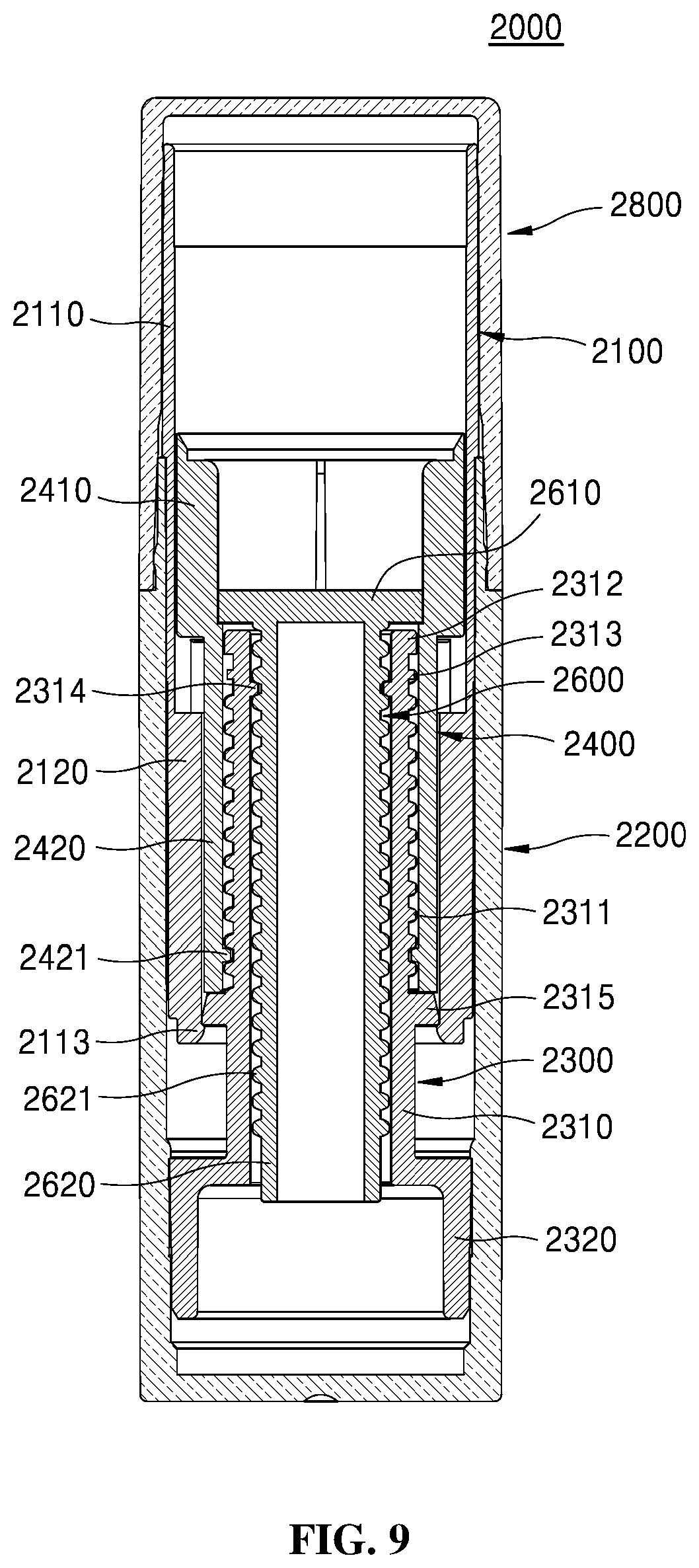 Patent US11779095 Figure 9 – Container for stick type content
