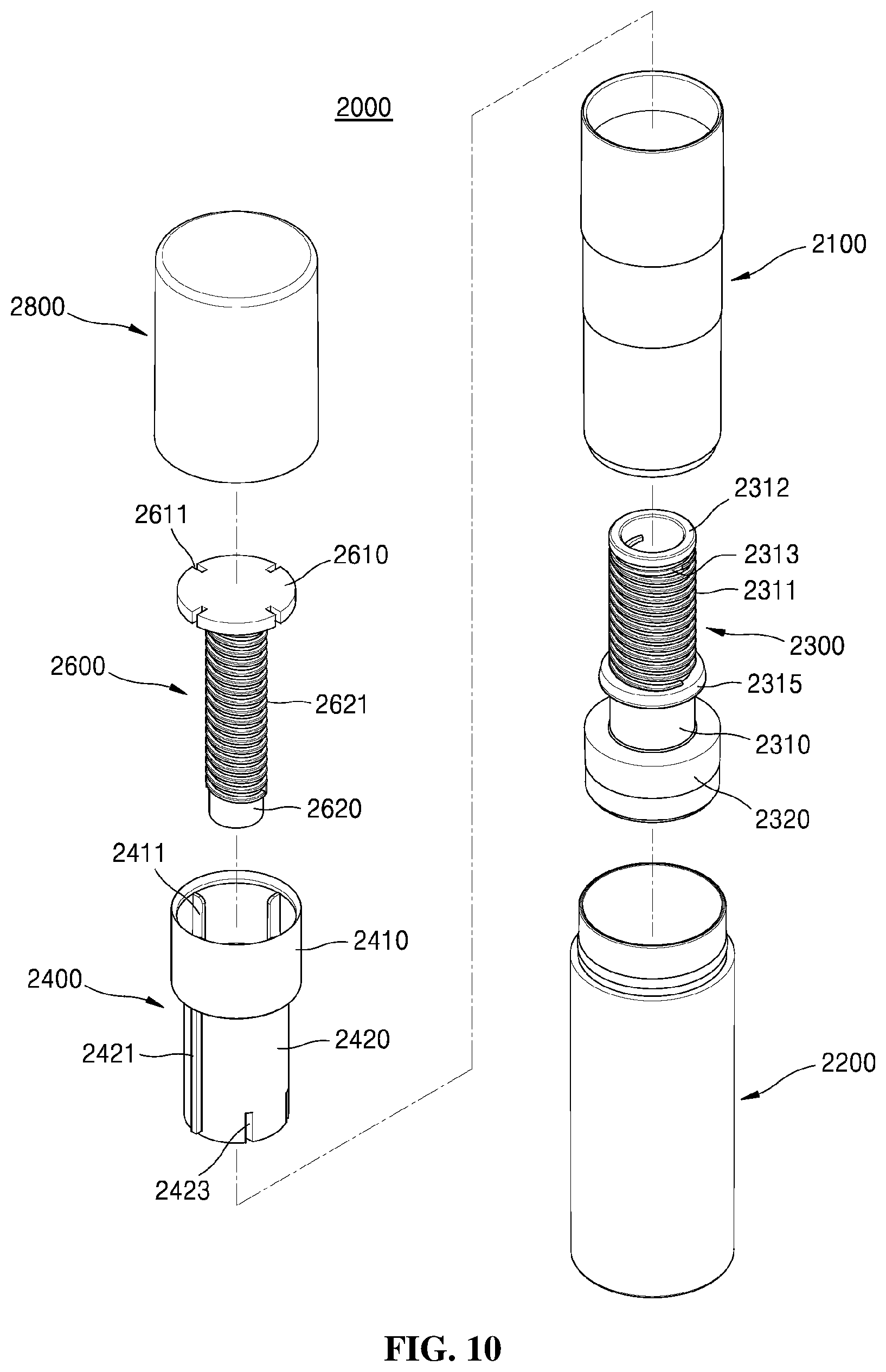 Patent US11779095 Figure 10 – Container for stick type content