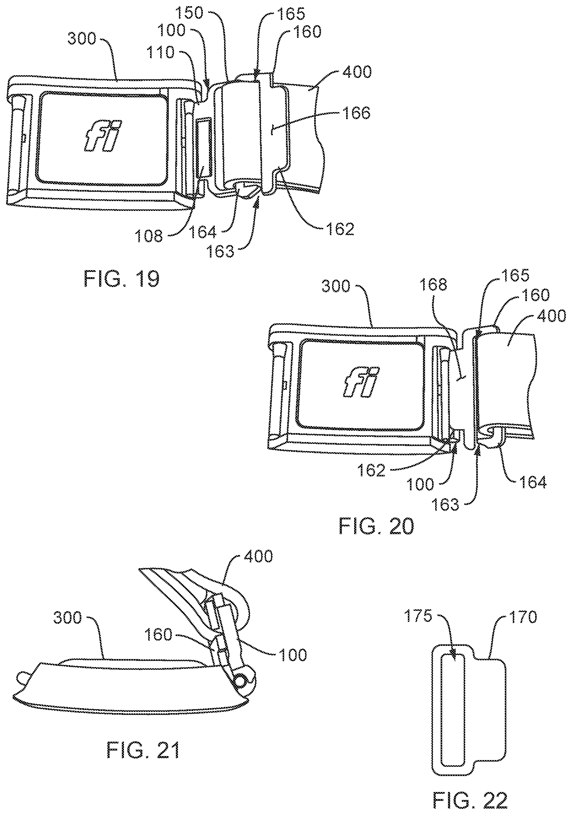 Patent US11779098 Figure 8 – Apparatus and methods of removably attaching a band to a wearable electronic device