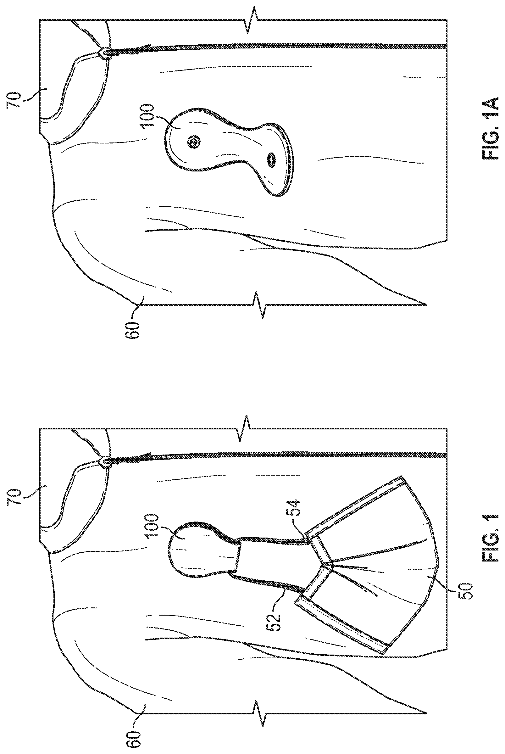 Patent US11779099 — Face mask clip — Figure 1