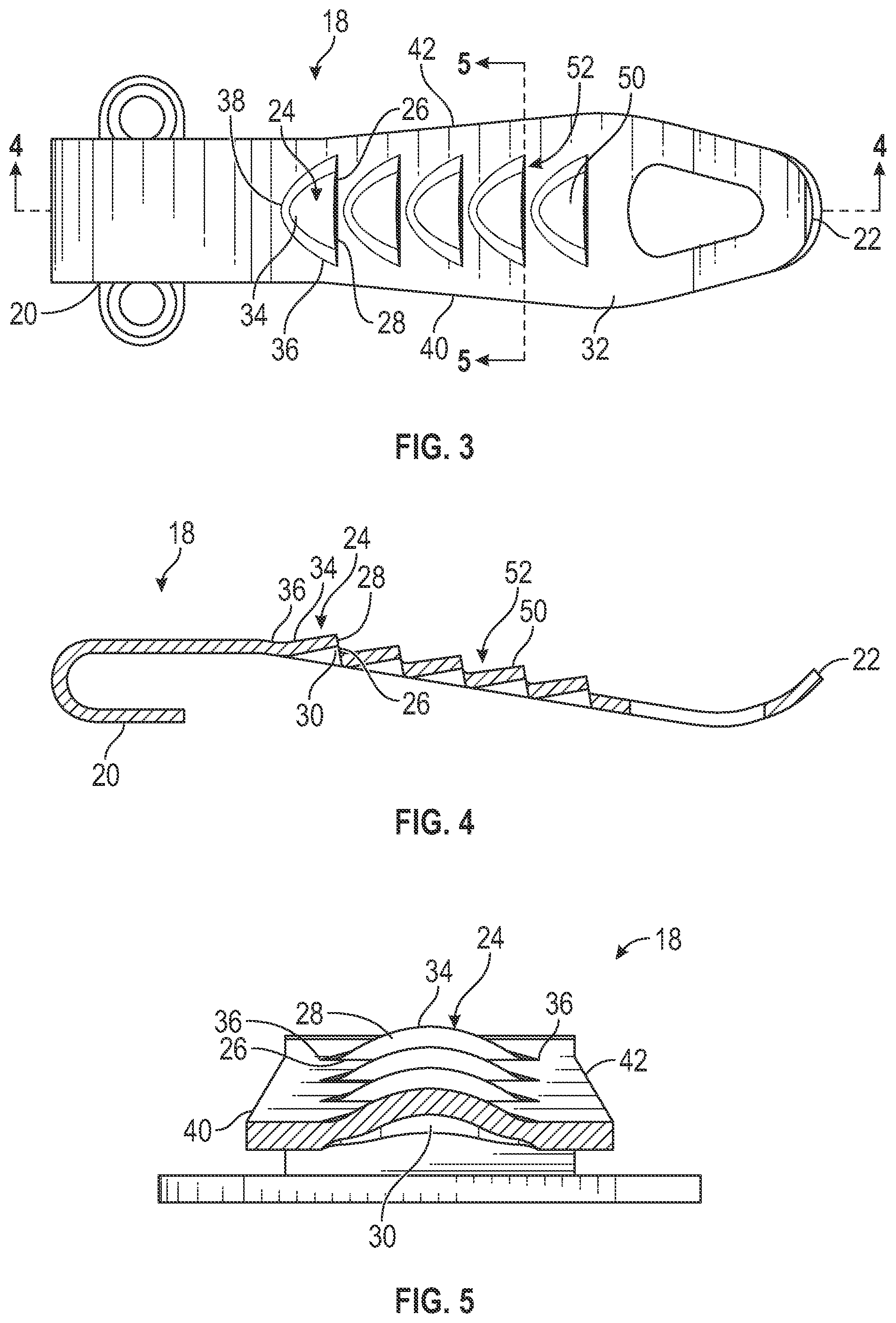 Patent US11779100 Figure 3 – Folding knife with pocket clip