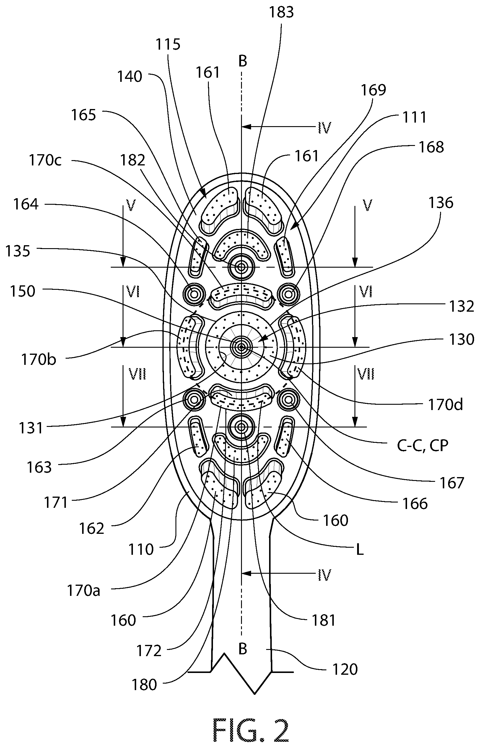Patent US11779102 Figure 3 – Oral care implement