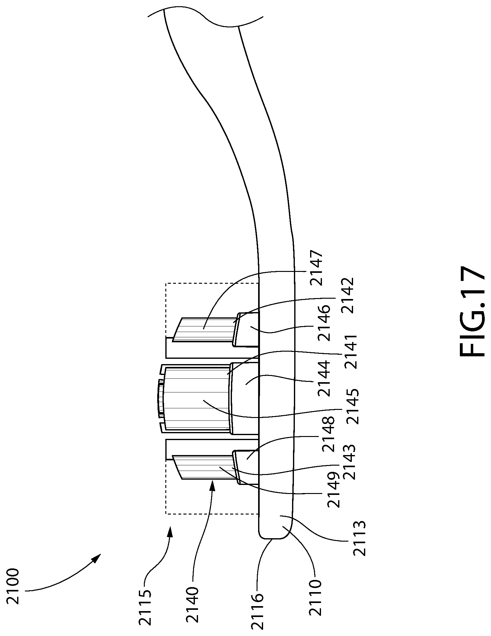Patent US11779102 Figure 17 – Oral care implement