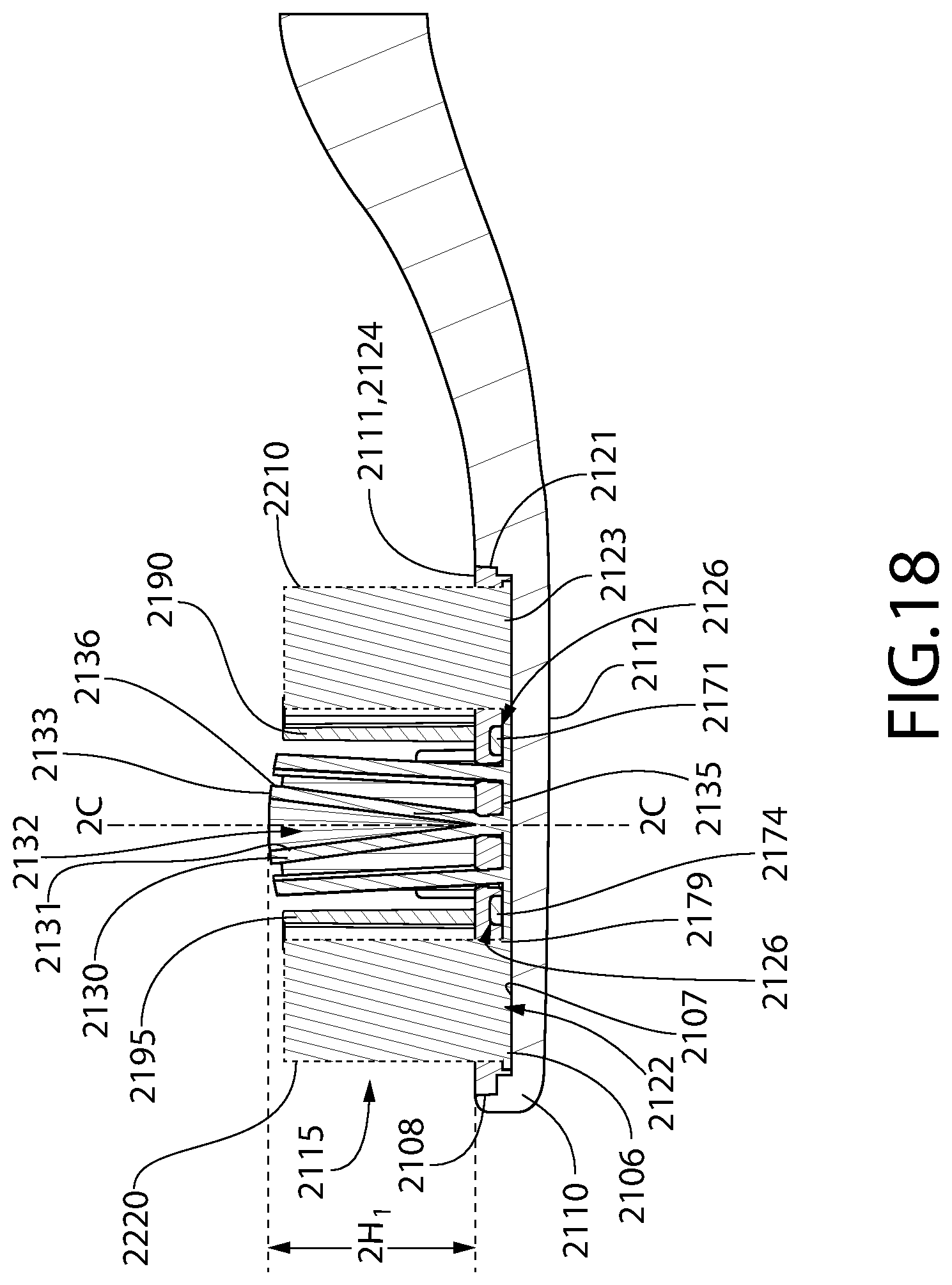 Patent US11779102 Figure 18 – Oral care implement