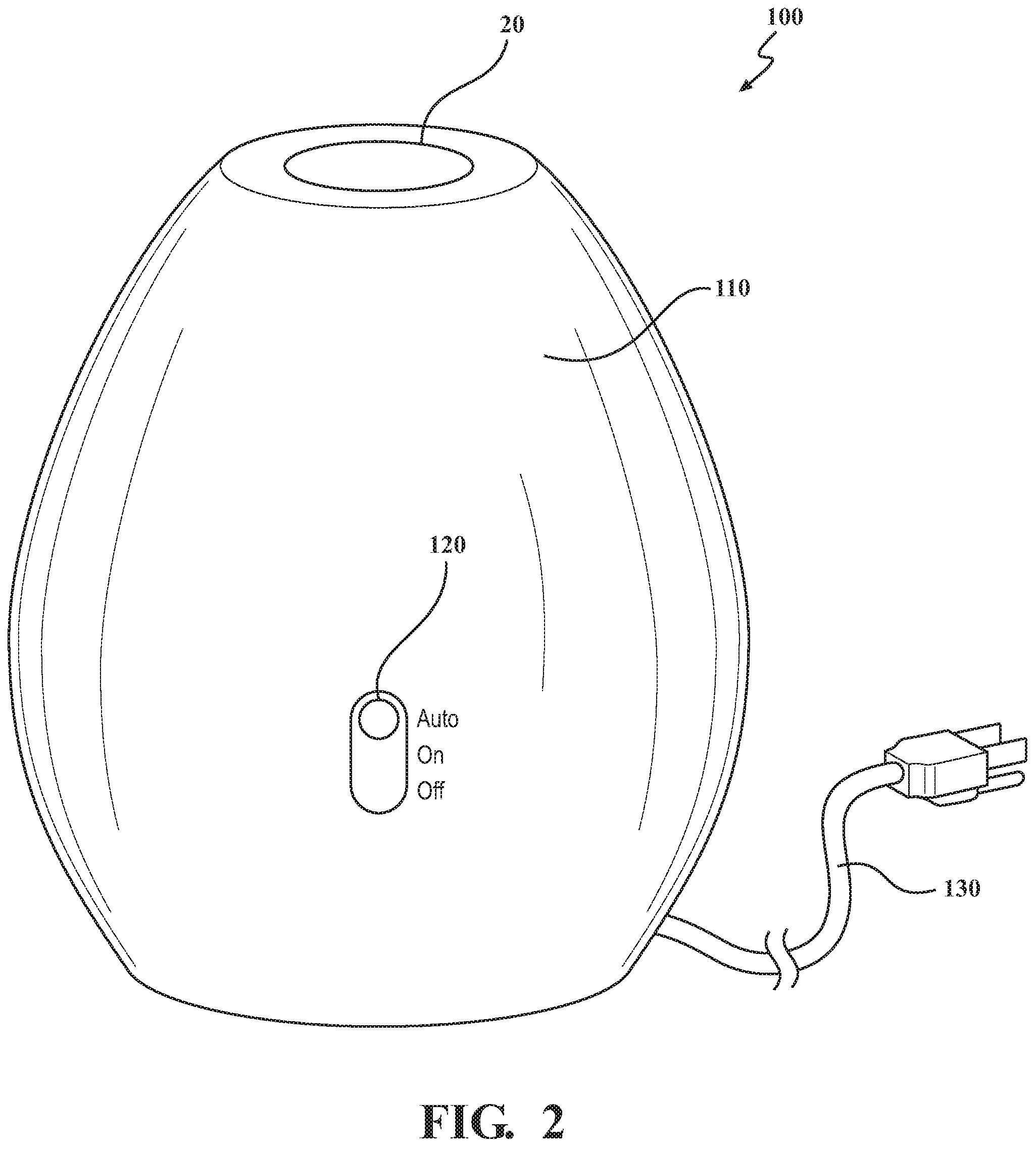 Patent US11779105 Figure 2 – Hairbrush heating device