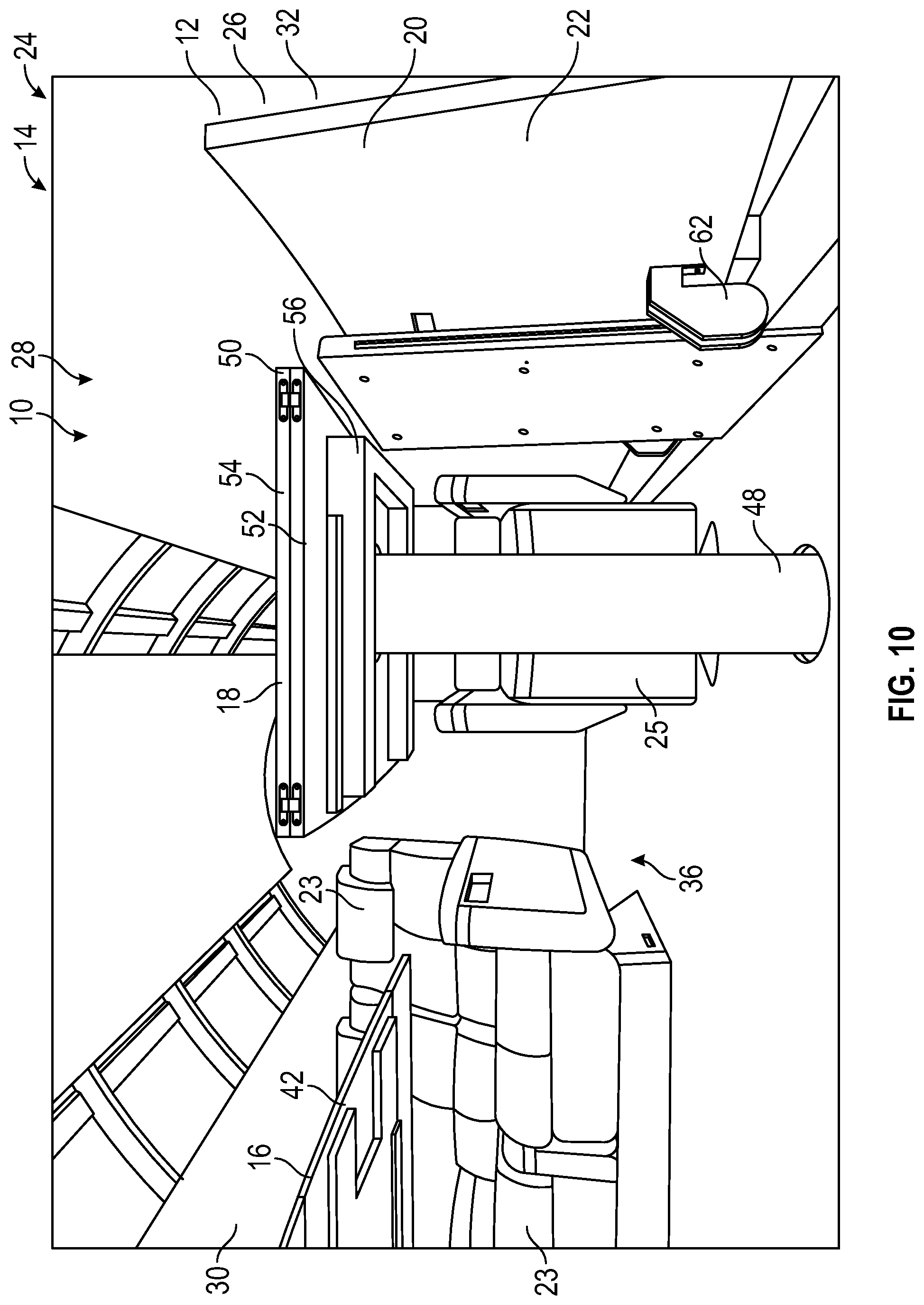 Patent US11779106 Figure 10 – Multi-place dining table for a vehicle