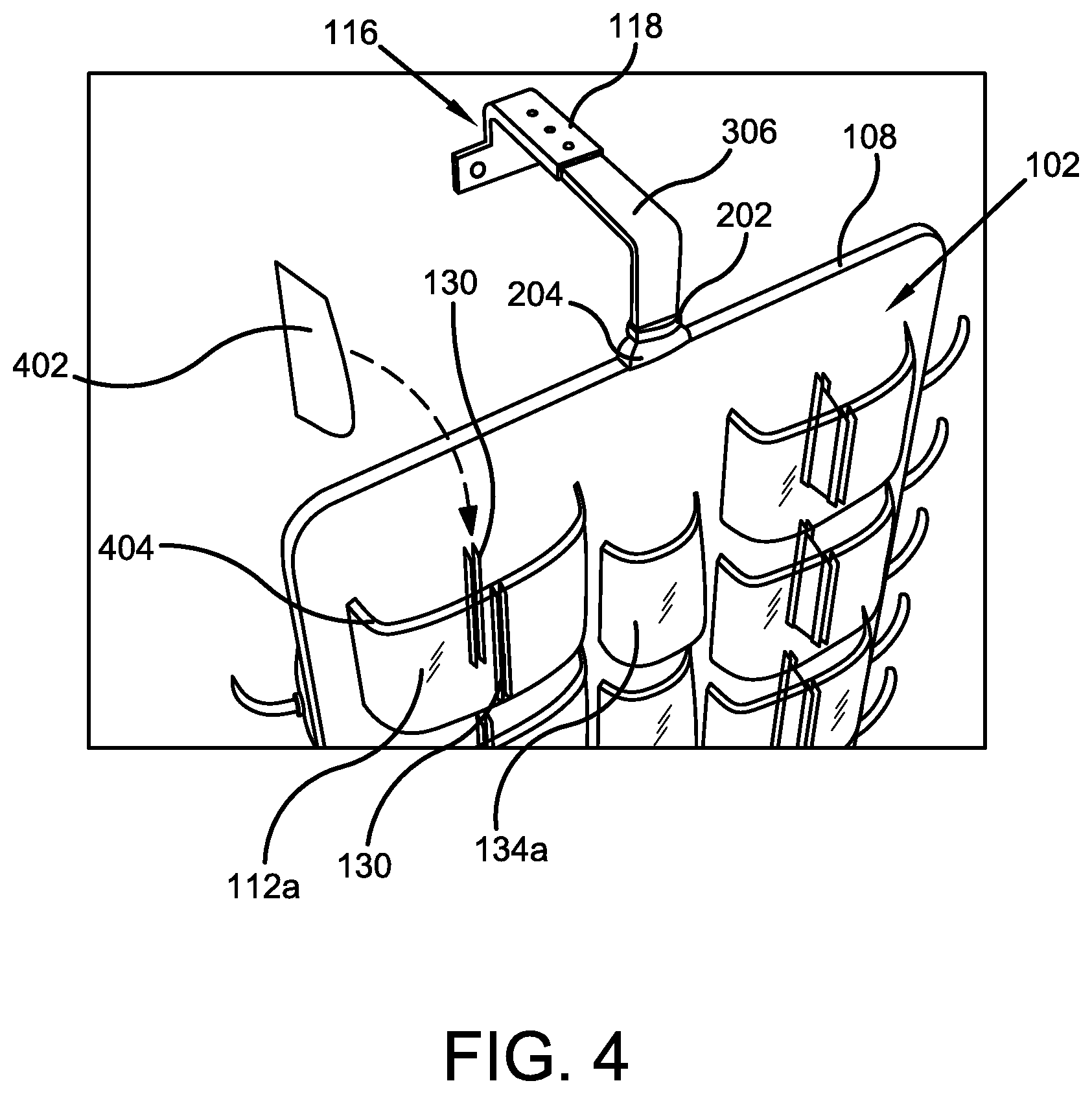 Patent US11779110 Figure 4 – Accessory organizer device
