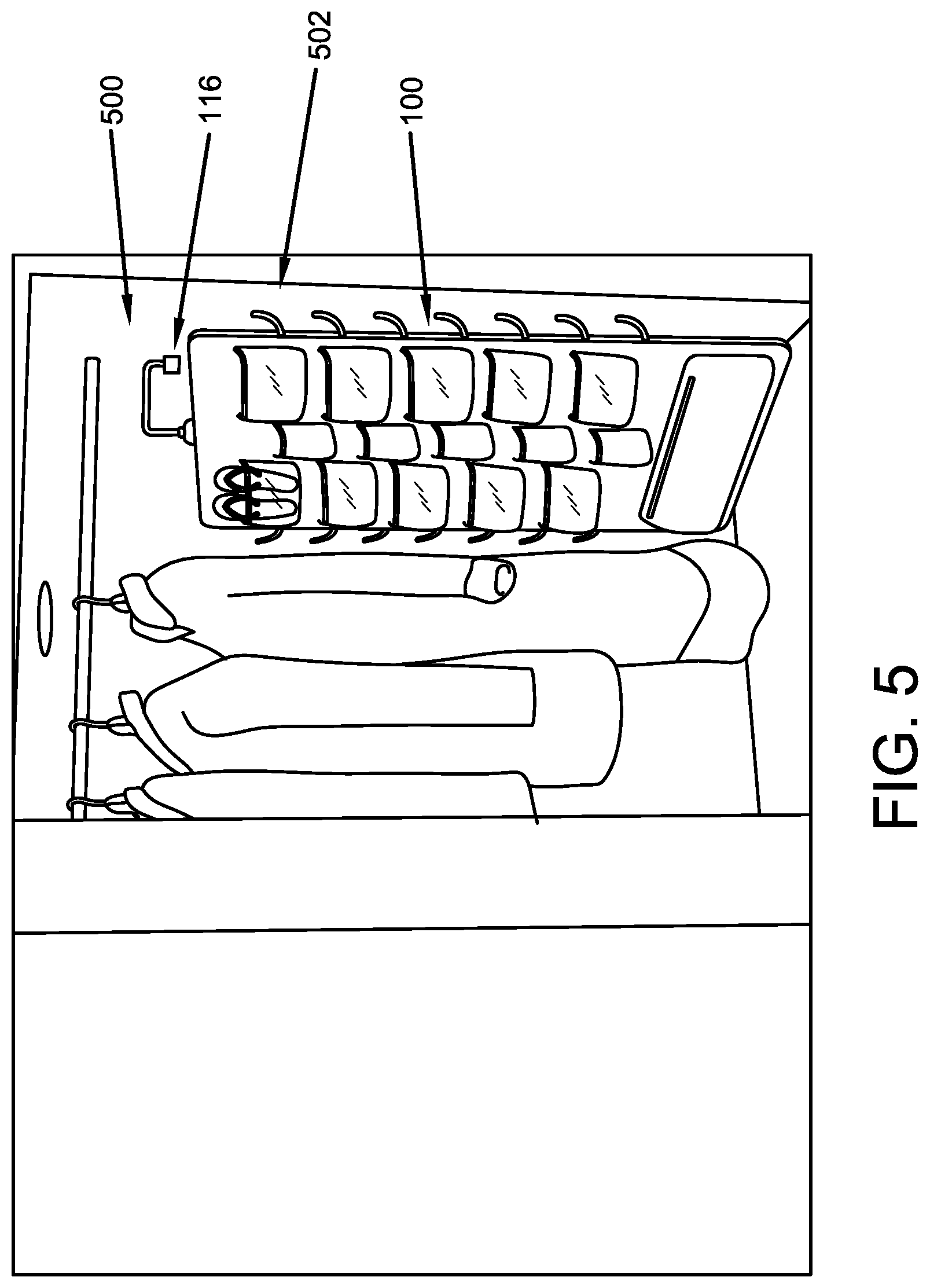 Patent US11779110 Figure 5 – Accessory organizer device