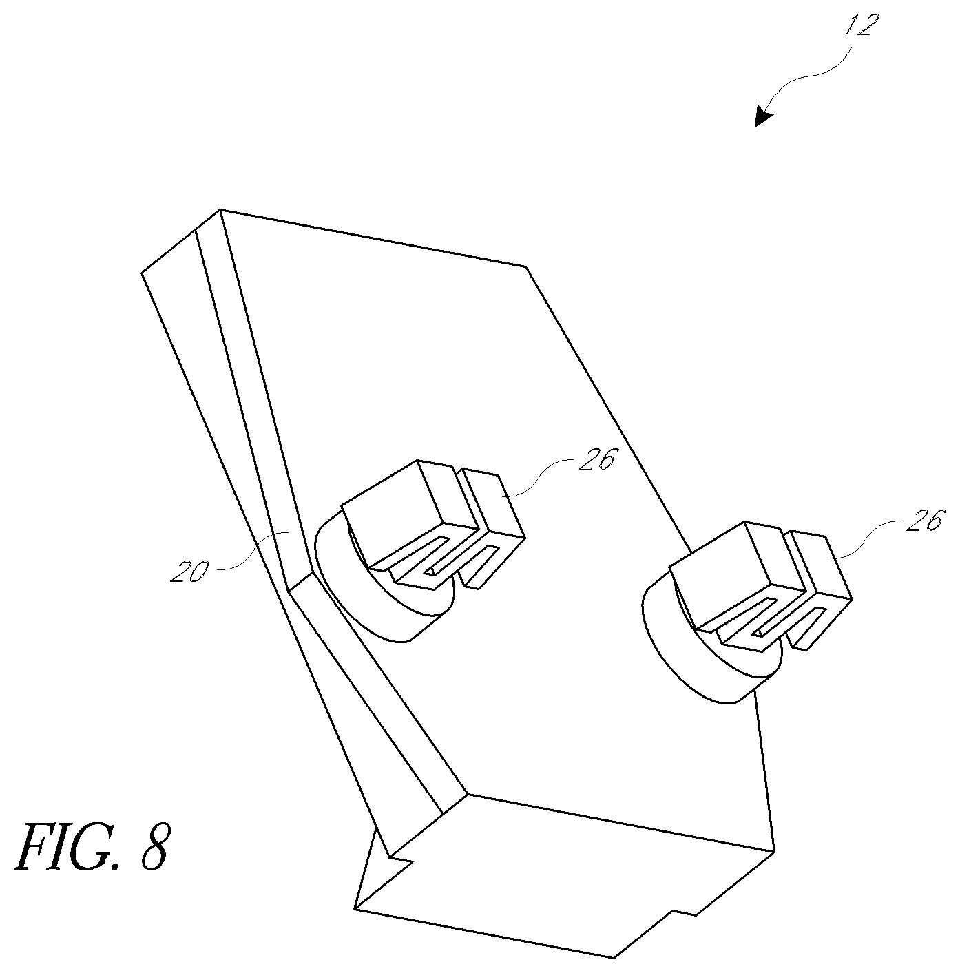 Patent US11779112 Figure 8 – Drawer glide mechanism