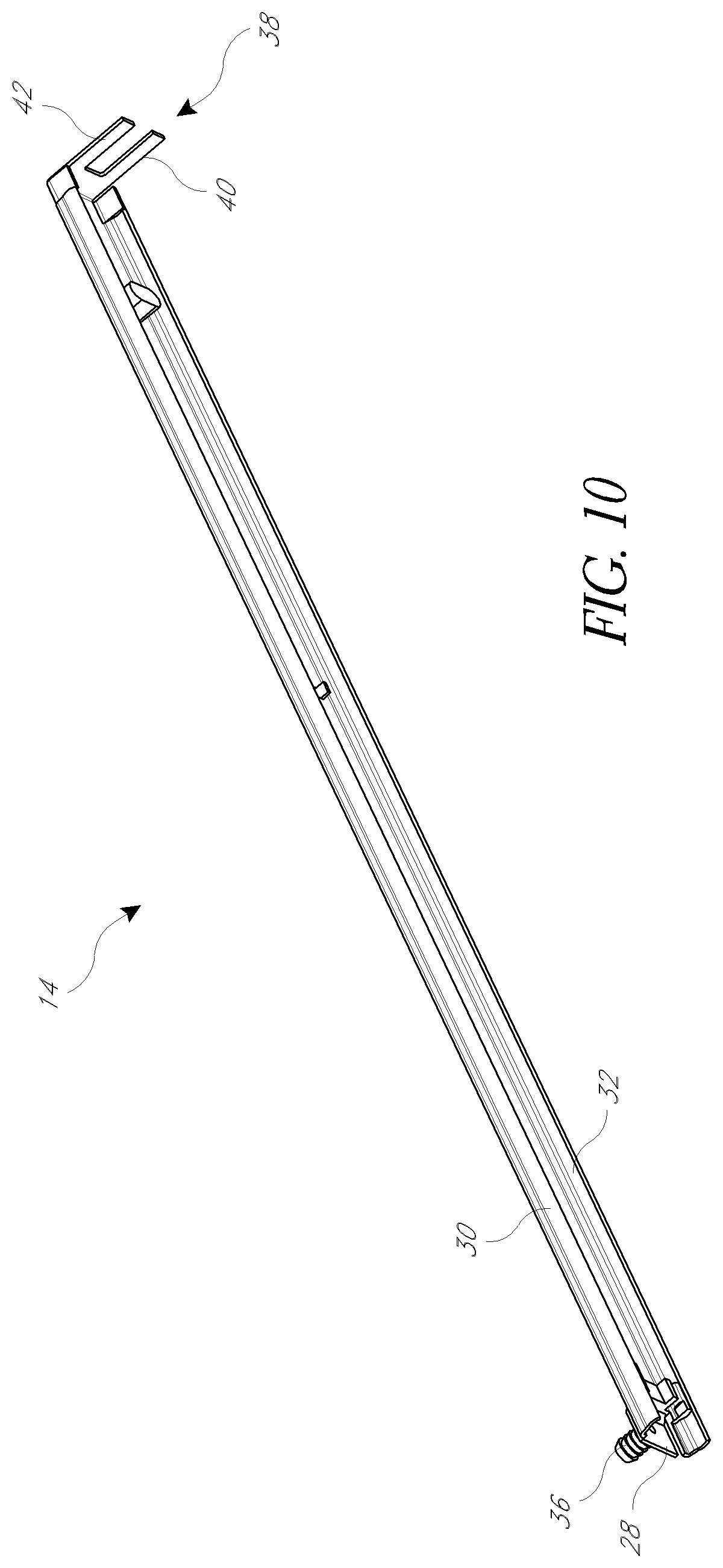 Patent US11779112 Figure 10 – Drawer glide mechanism