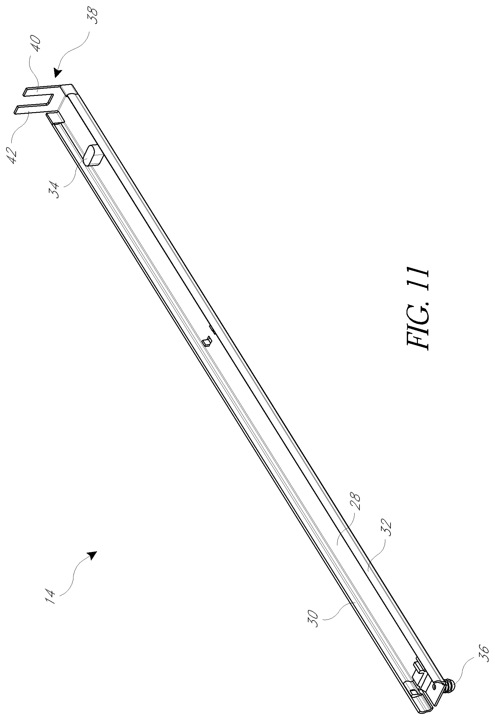 Patent US11779112 Figure 11 – Drawer glide mechanism