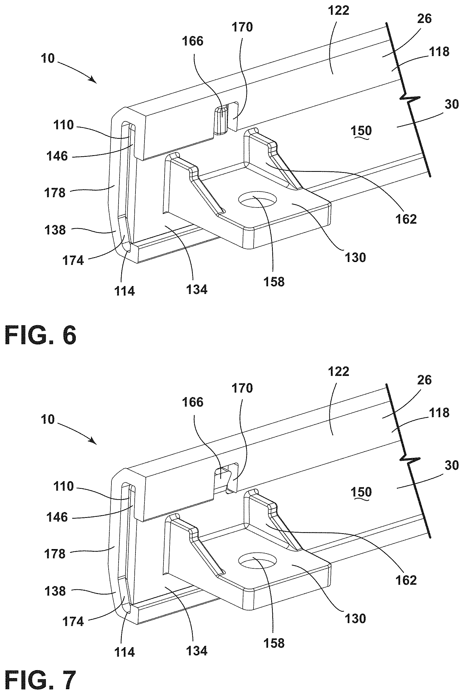 Patent US11779113 Figure 4 – Trim assembly for an appliance shelf