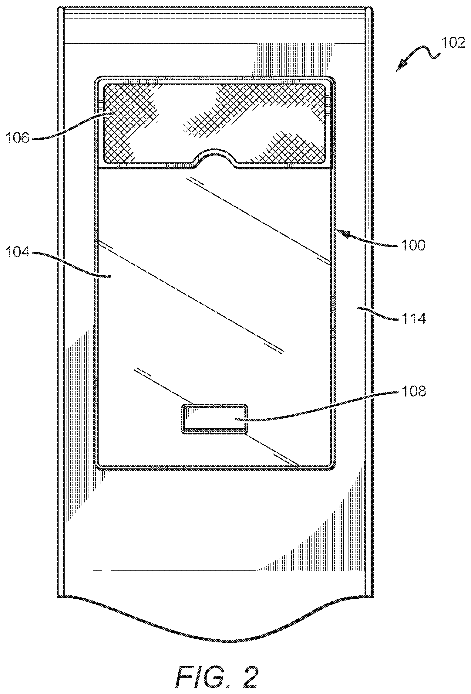 Patent US11779116 Figure 2 – Control panel for furniture and home entertainment system